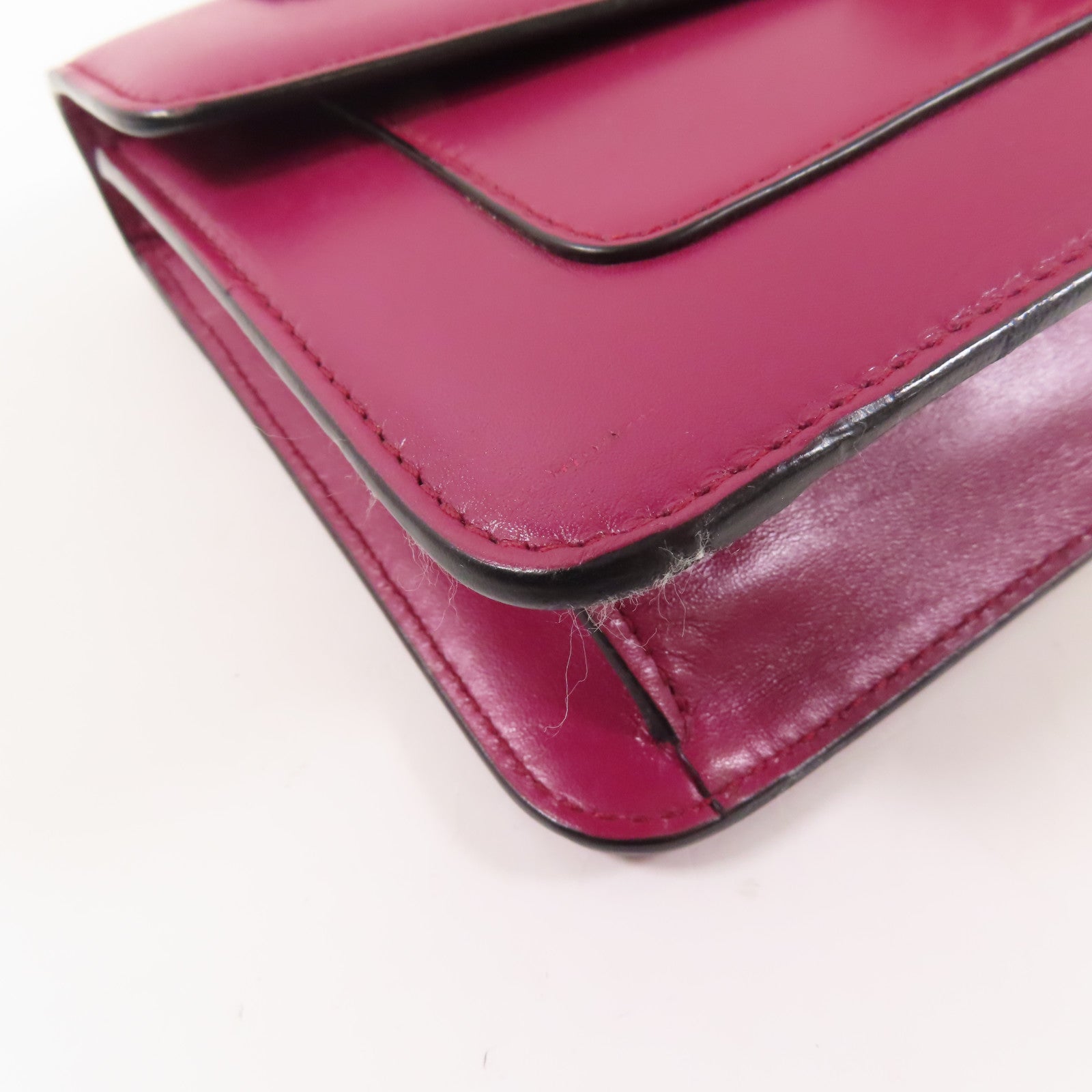 BVLGARI 【激減優惠】牛皮皮革Serpenti Forever金扣鏈帶肩背袋