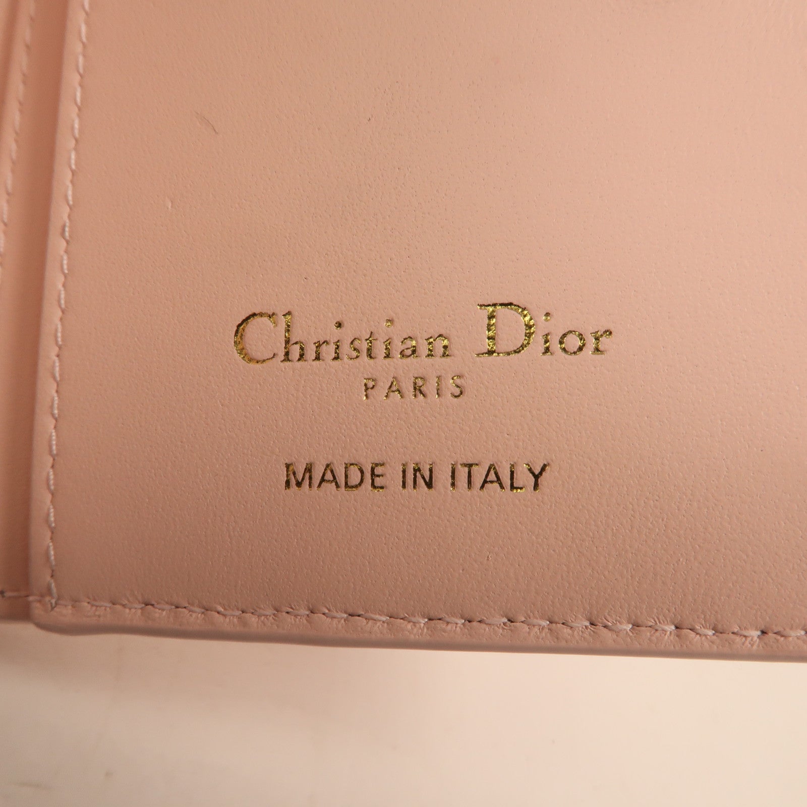 Dior 羊皮皮革Jolie Dahlia金扣錢包