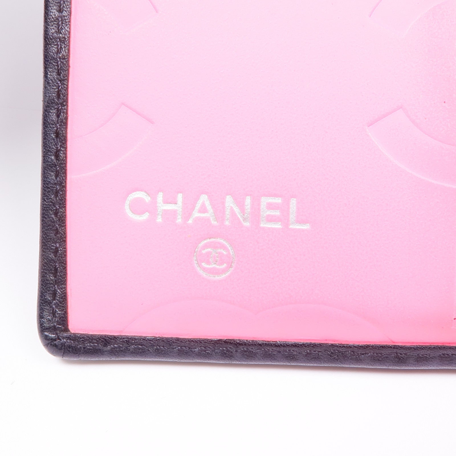 CHANEL 牛皮皮革Cambon Wallet銀扣錢包