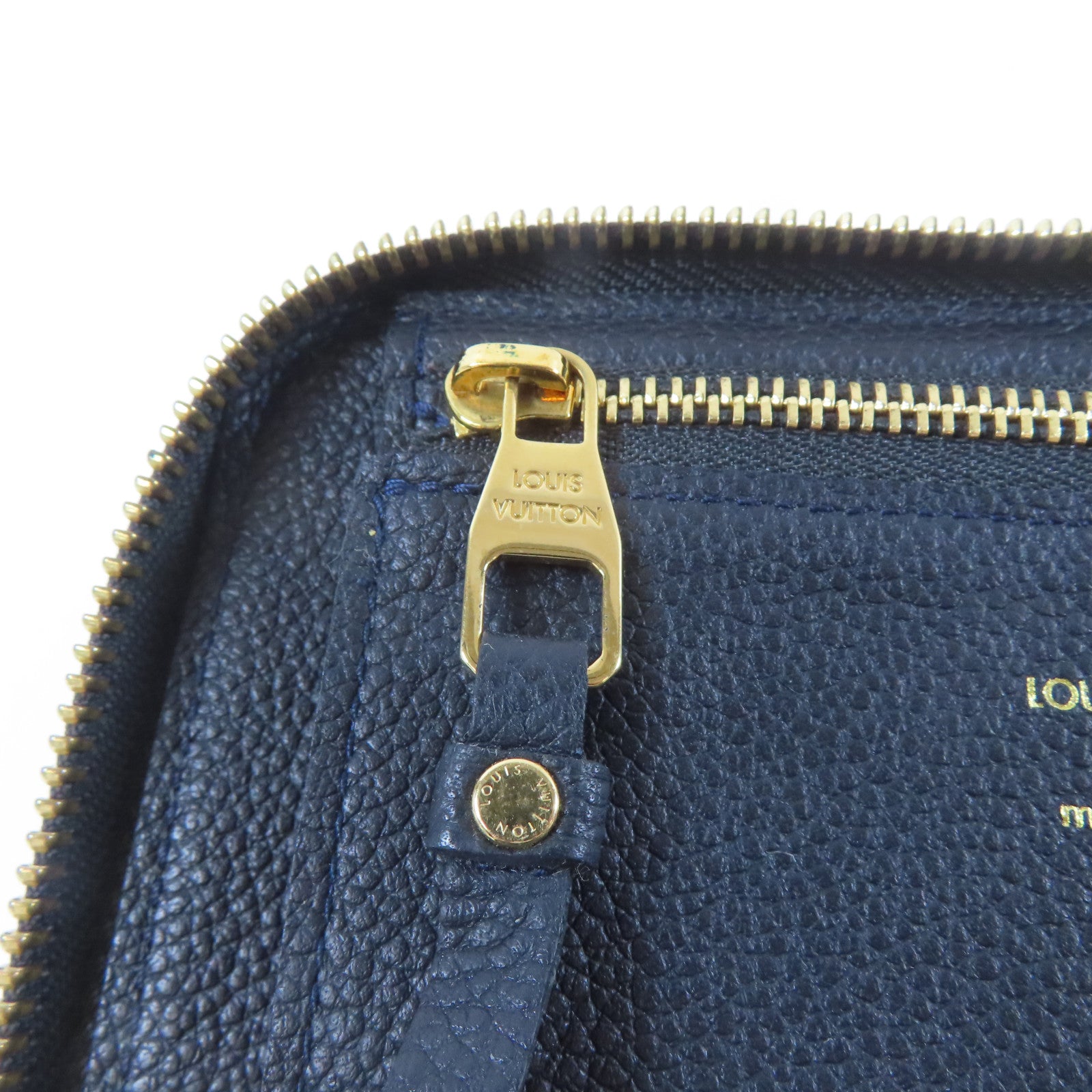 LOUIS VUITTON Monogram Empreinte Secret Compact Wallet金扣錢包黑色