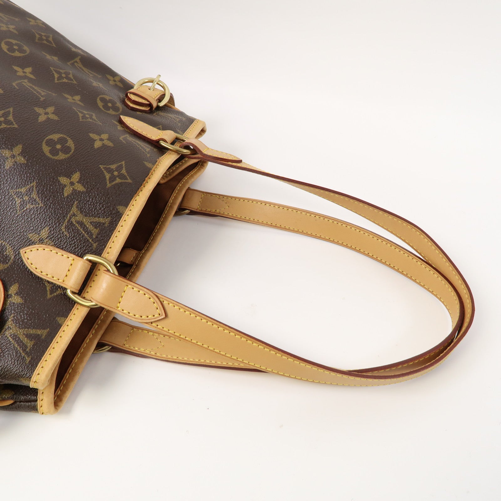 LOUIS VUITTON Monogram Batignolles Vertical金扣肩背袋啡色