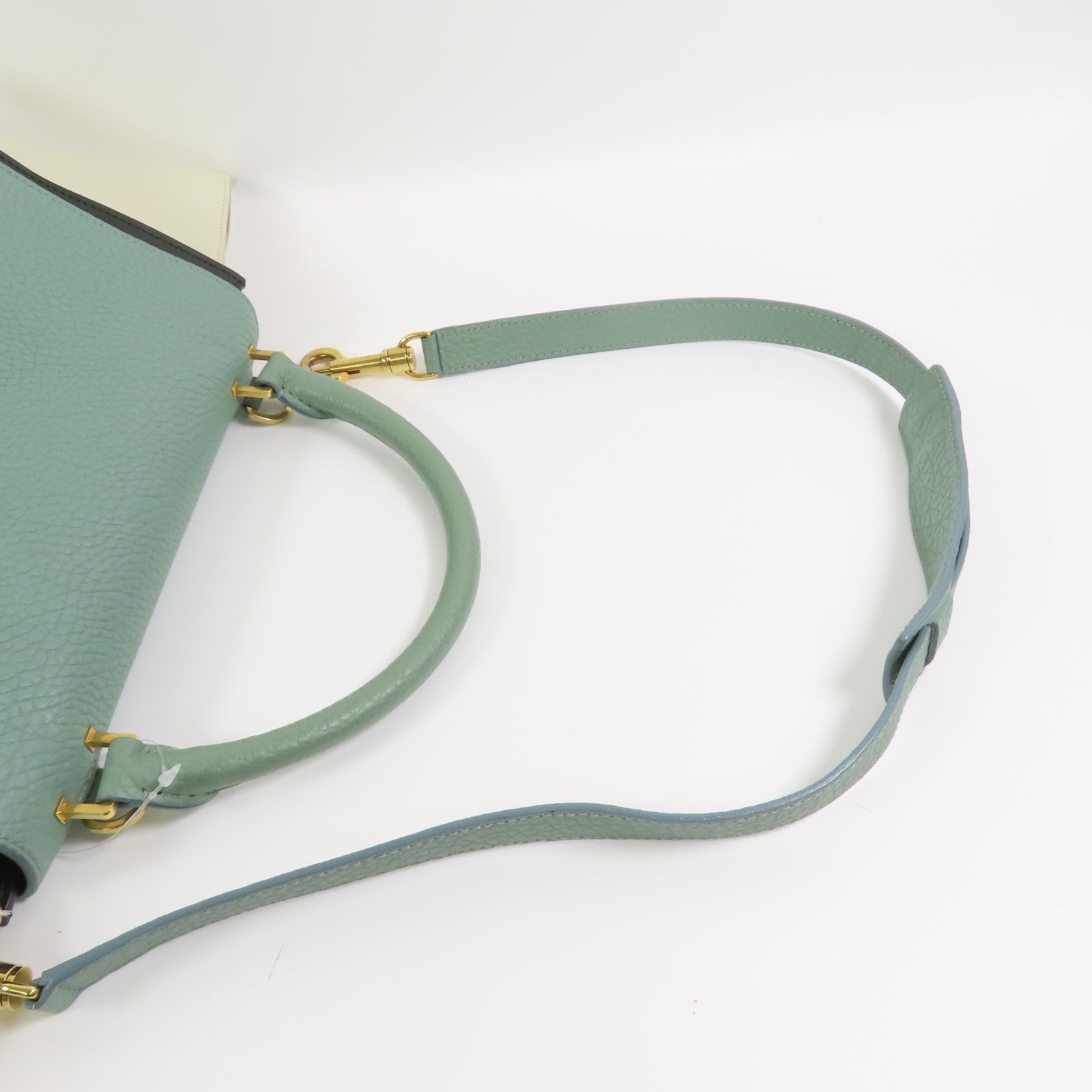 CELINE 牛皮皮革Trapeze金扣手挽肩背兩用袋