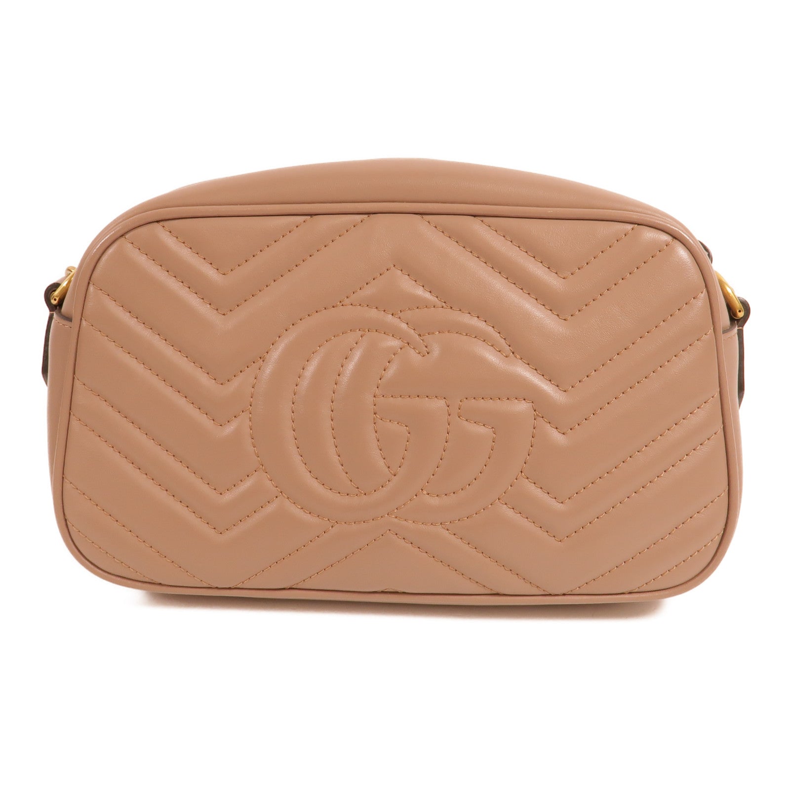 GUCCI 牛皮皮革GG Marmont Small鏈帶肩背袋