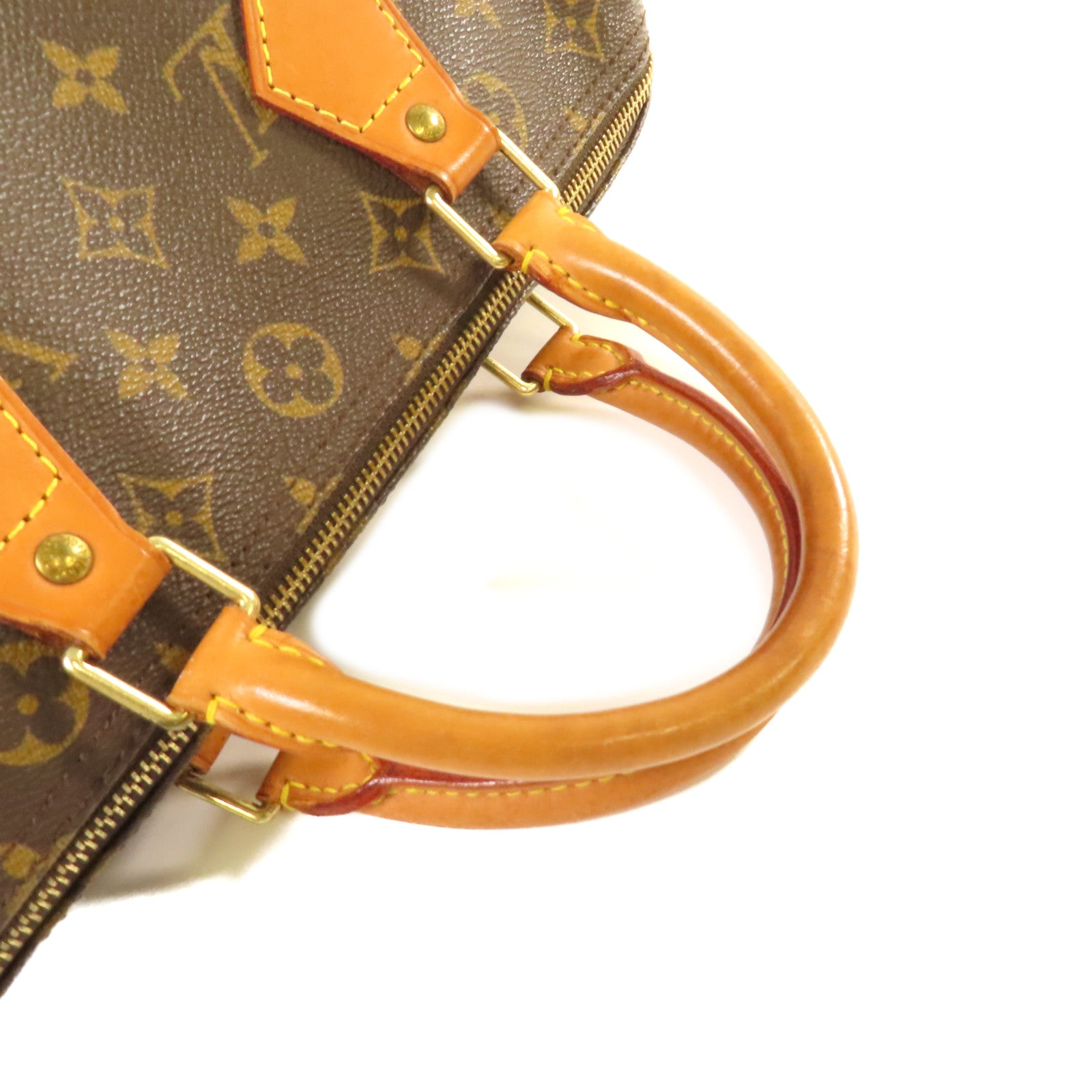 LOUIS VUITTON 【激減優惠】Monogram Speedy 30 Handbag金扣手挽袋啡色
