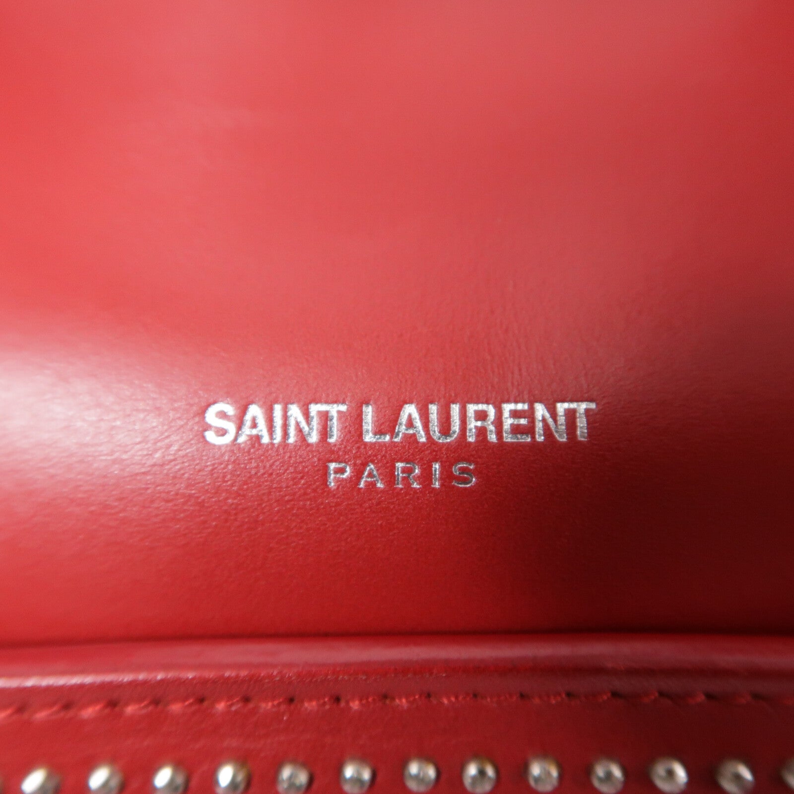 SAINT LAURENT 牛皮皮革Studded Classic Duffle Bag手挽肩背兩用袋