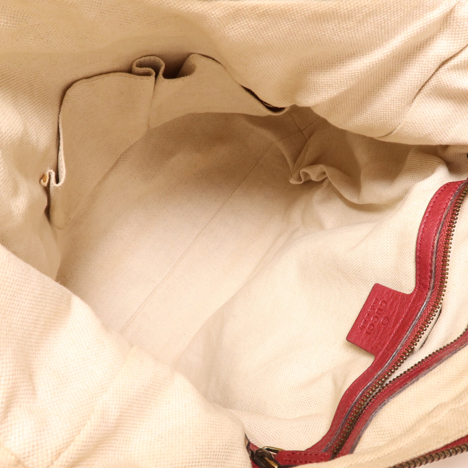 GUCCI 帆布Shoulder Bag金扣手挽肩背兩用袋