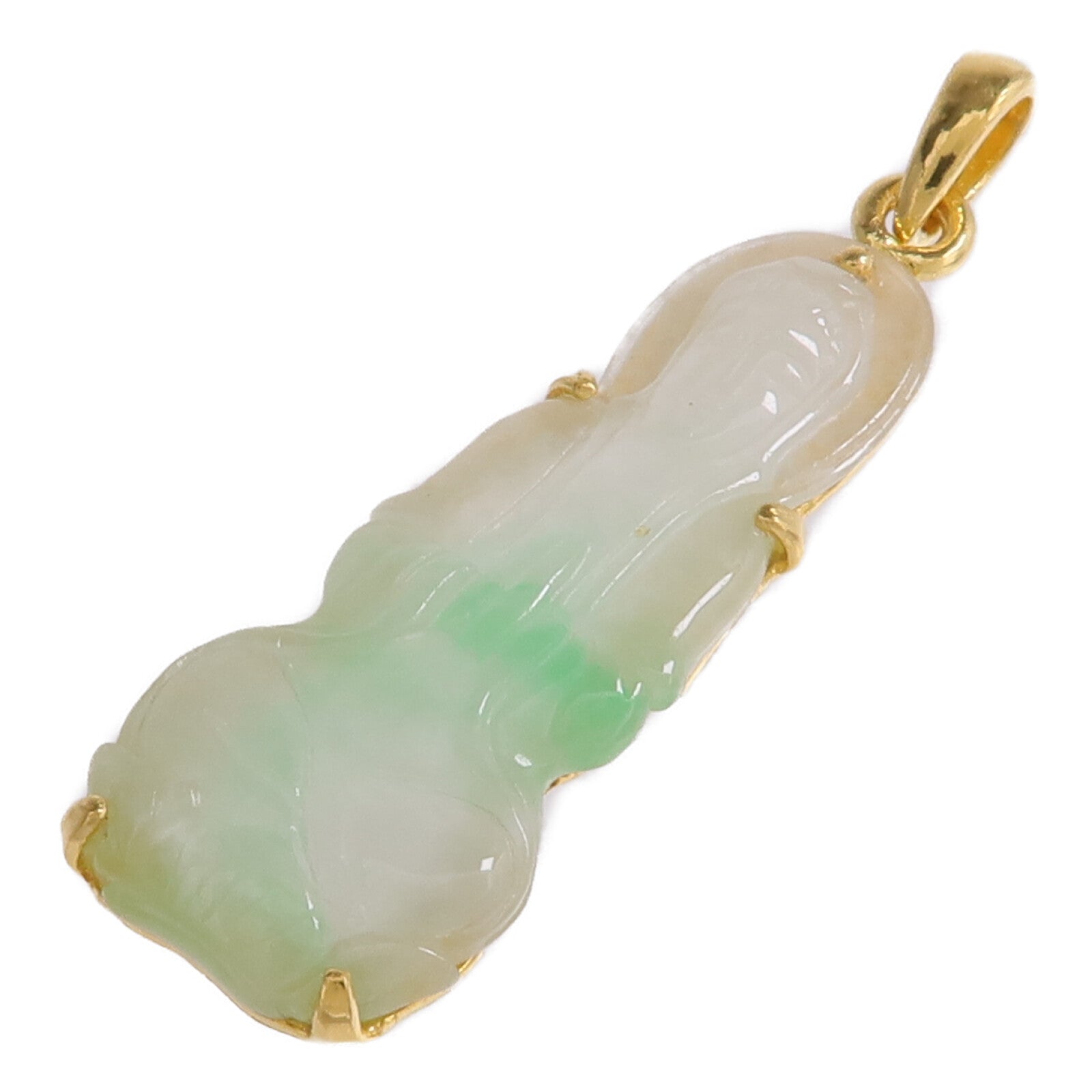 JEWELRY 24K黃金Pendant Top翡翠吊墜