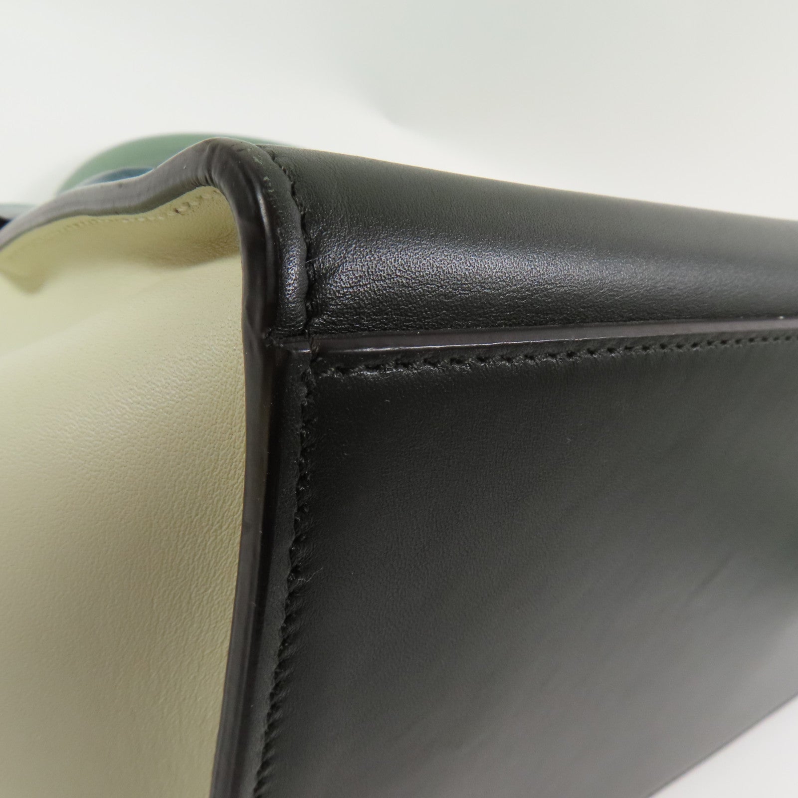 CELINE 牛皮皮革Trapeze金扣手挽肩背兩用袋