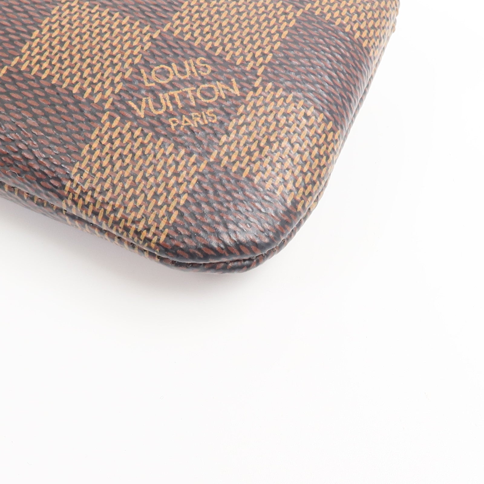 LOUIS VUITTON Damier Key Pouch金扣零錢包