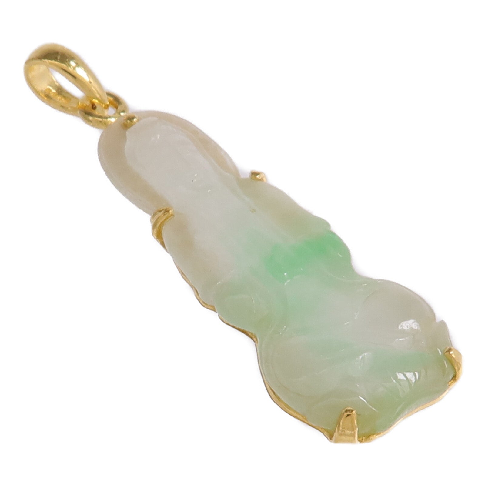 JEWELRY 24K黃金Pendant Top翡翠吊墜