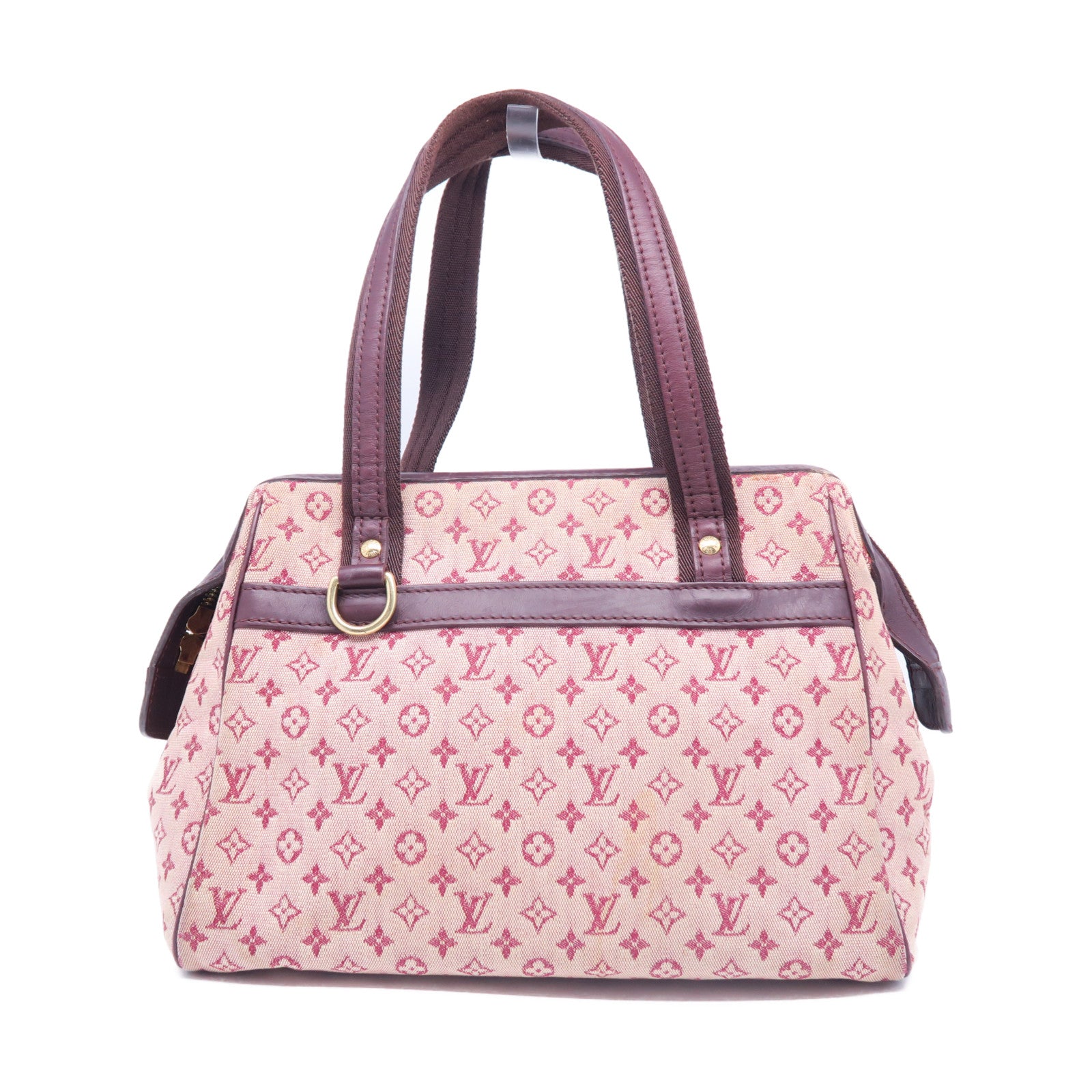 LOUIS VUITTON 【激減優惠】Monogram Mini Josephine PM金扣手挽袋紅色