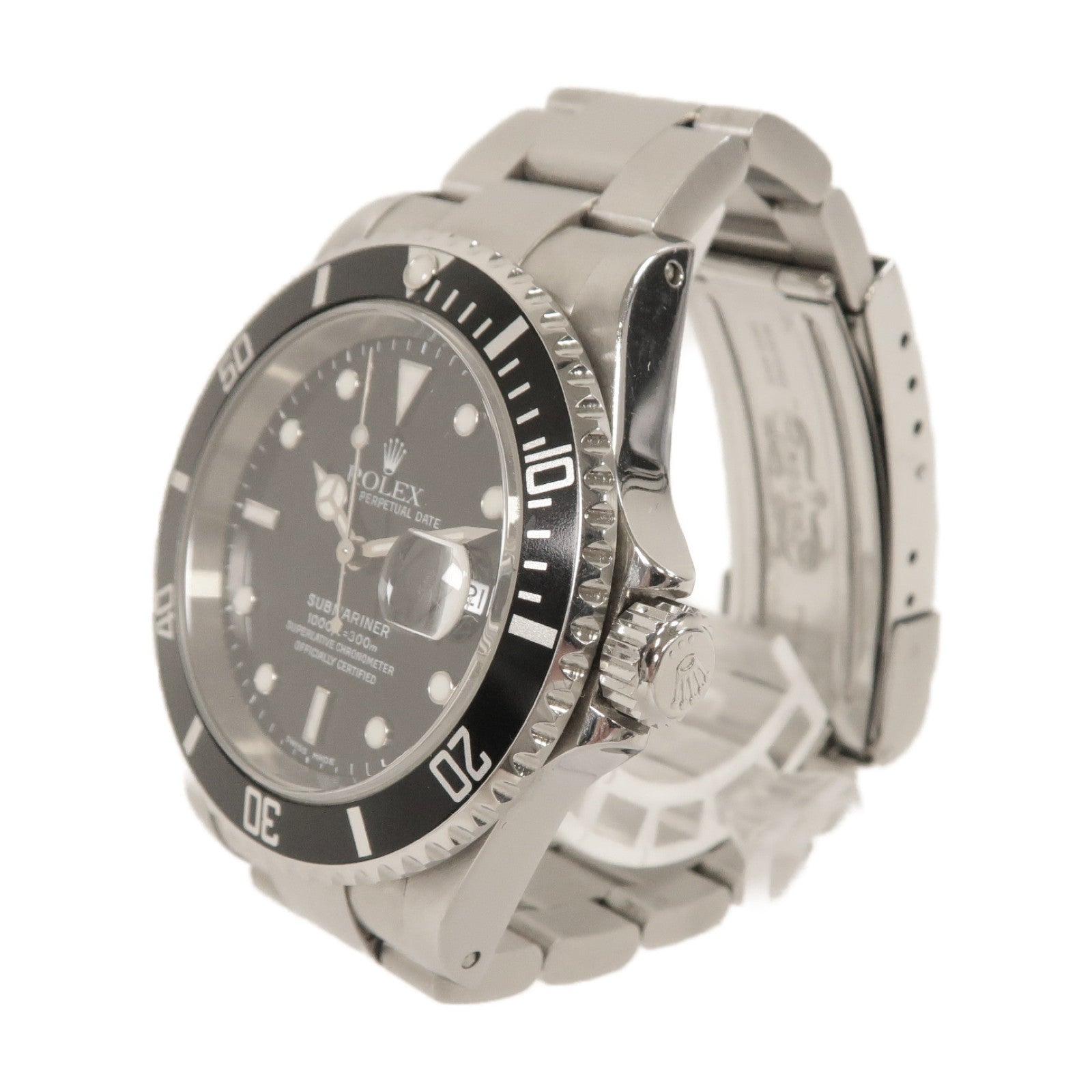 ROLEX Submariner Date不鏽鋼手錶自動機芯黑色