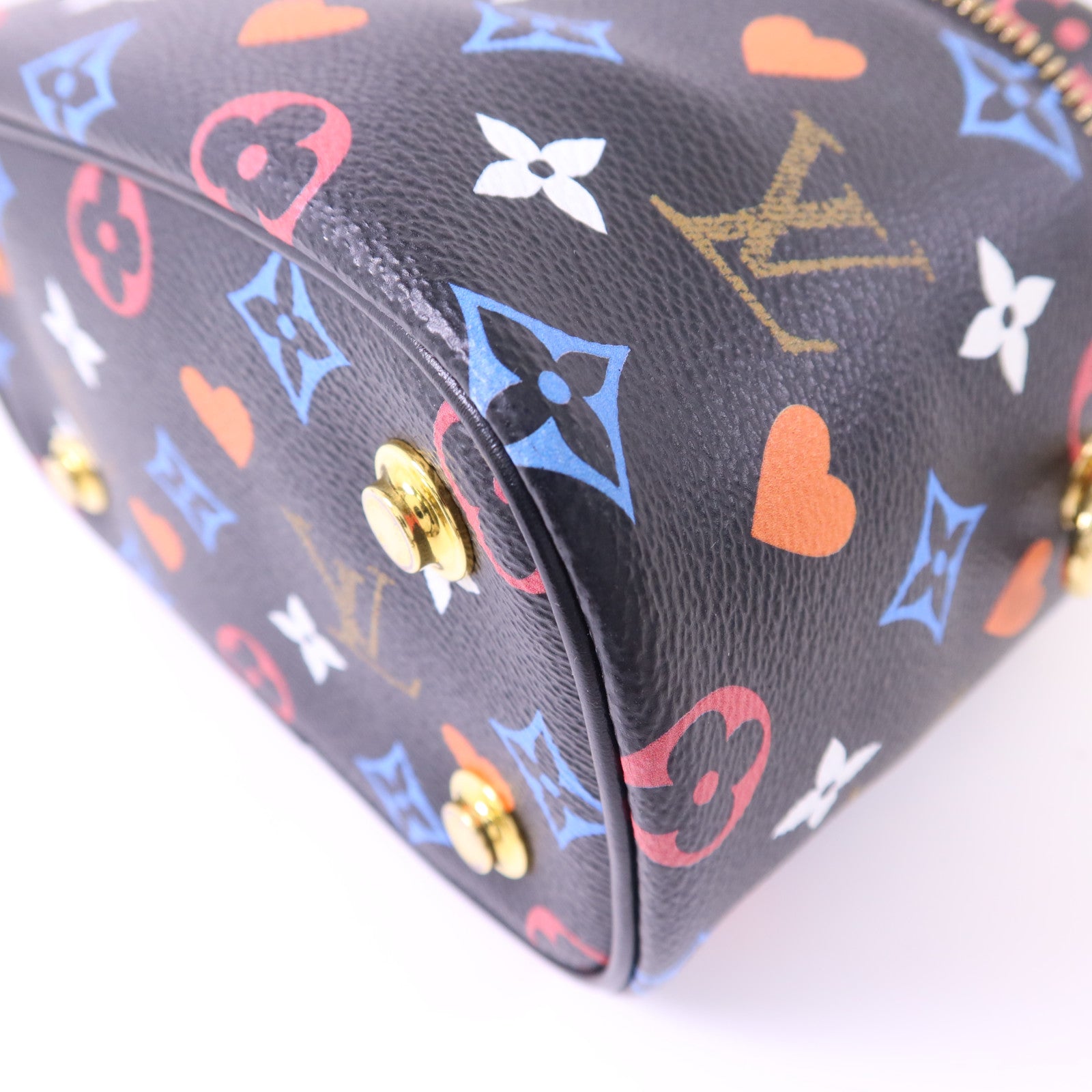 LOUIS VUITTON Monogram Game On Vanity PM金扣手挽肩背兩用袋