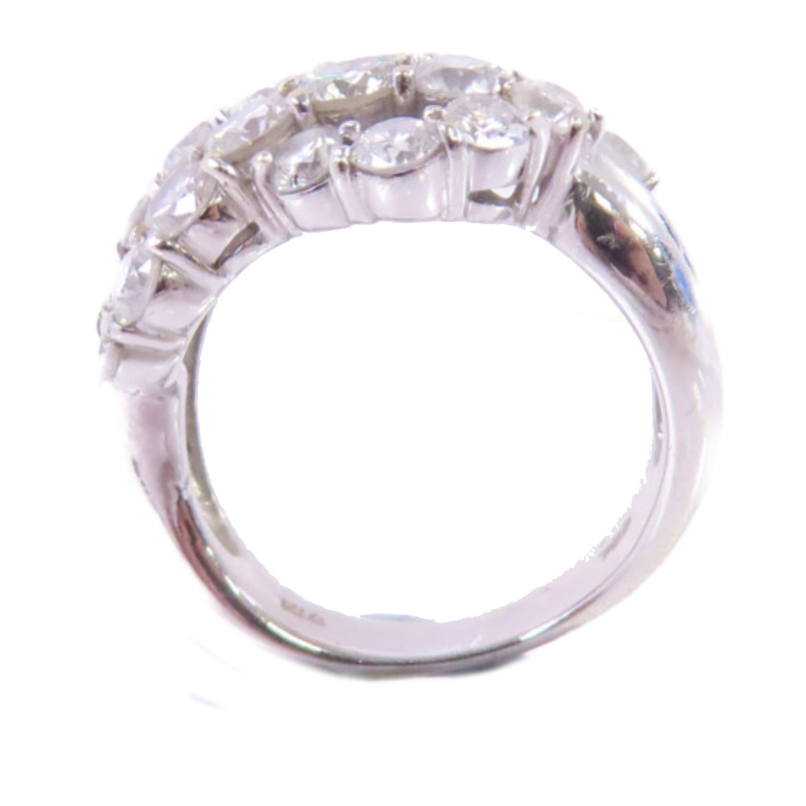 JEWELRY (PRICE DOWN) Diamond Ring US#3.75 18K White Gold