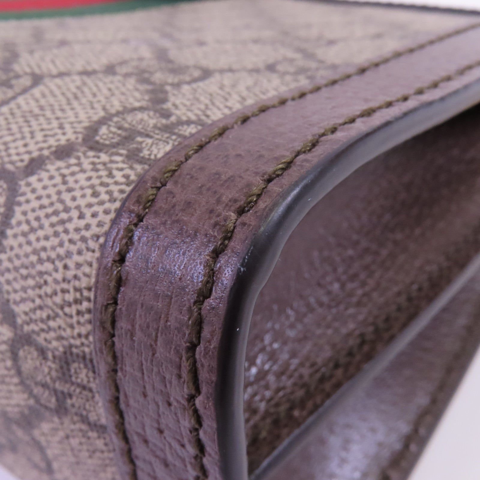 GUCCI 塗層帆布Ophidia GG金扣鏈帶肩背袋