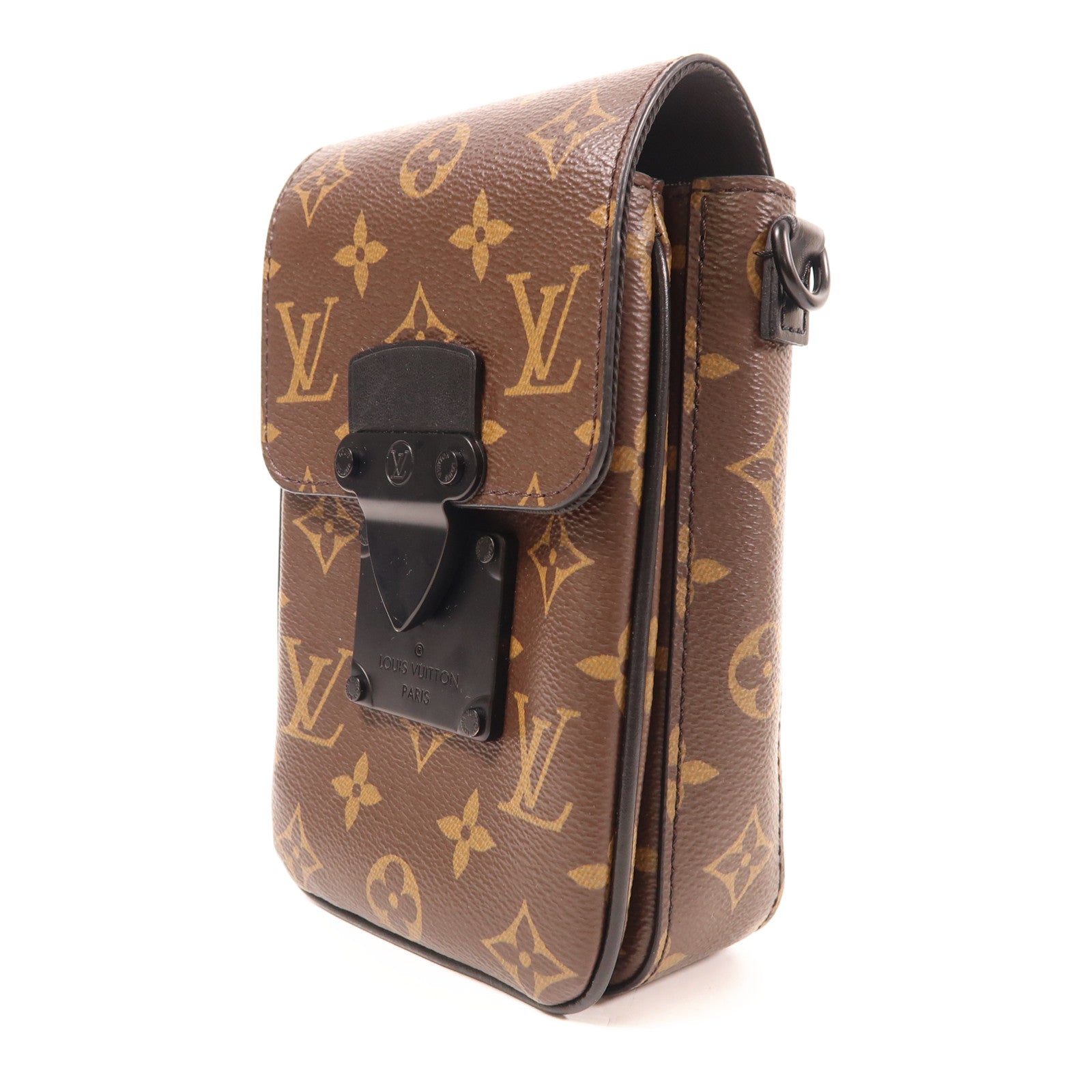 LOUIS VUITTON LV BHW S-Lock Shoulder Bag Monogram M81522 Brown
