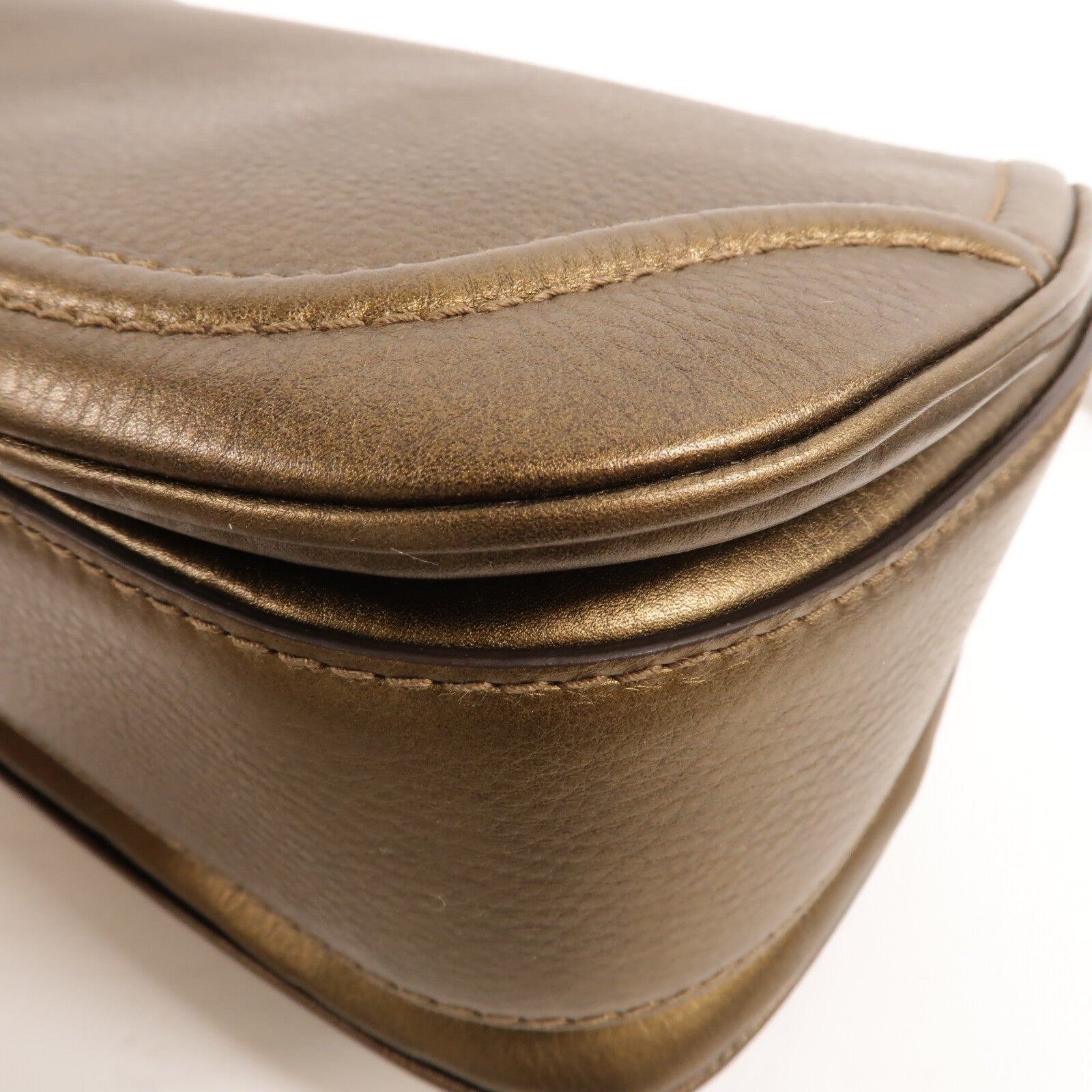 GUCCI 牛皮皮革New Bamboo With Top Handle手挽肩背兩用袋