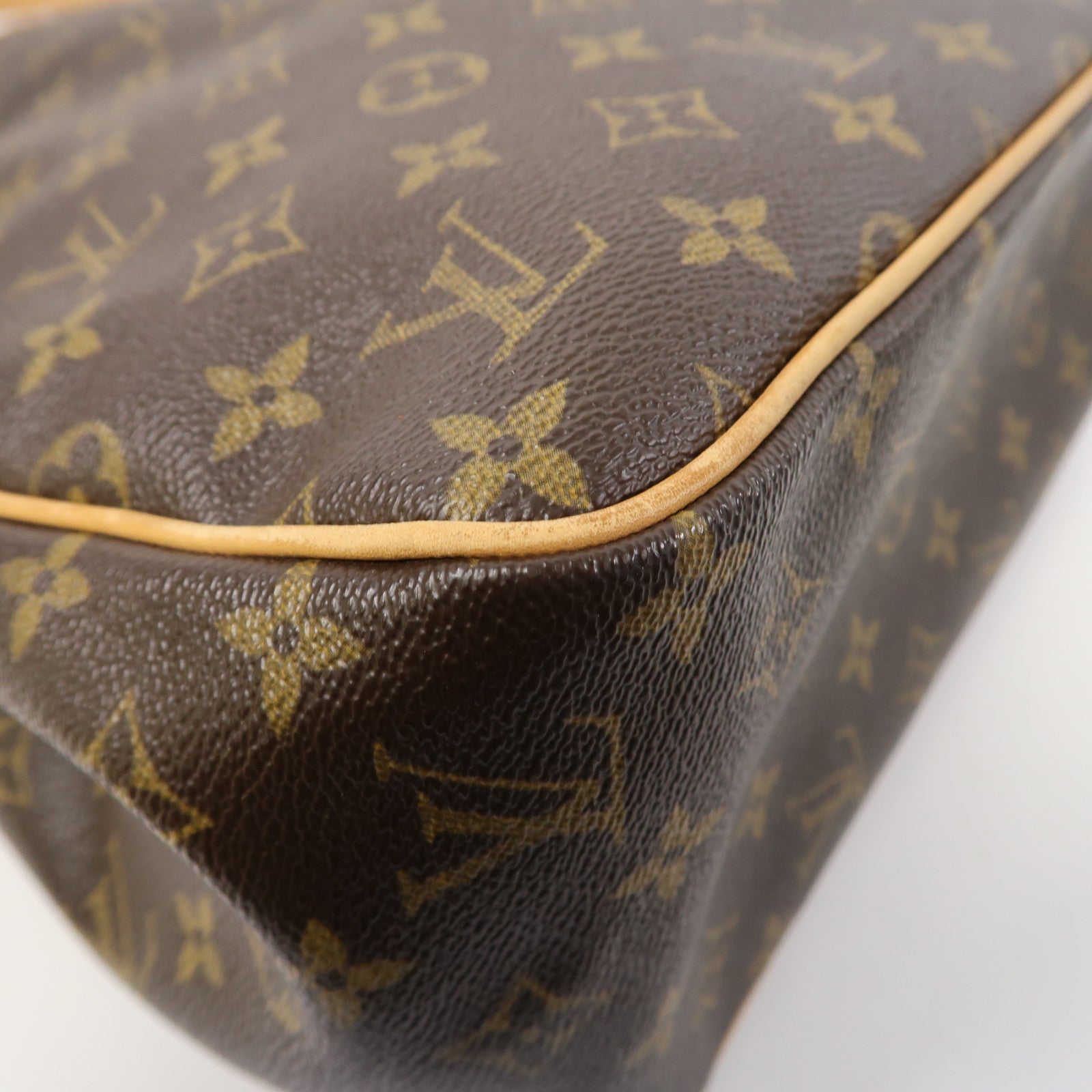LOUIS VUITTON Monogram Batignolles Vertical金扣肩背袋啡色
