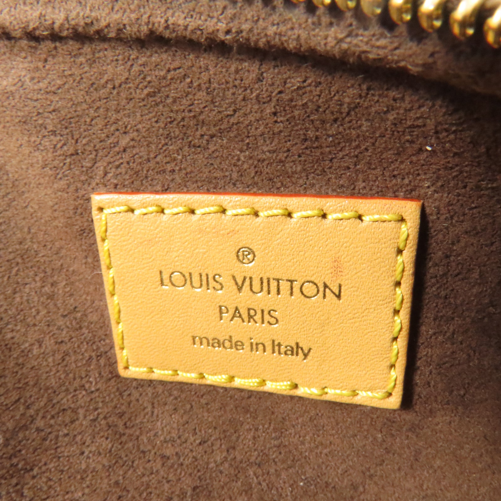 LOUIS VUITTON Monogram Mini Bumbag金扣手挽肩背兩用袋棕色