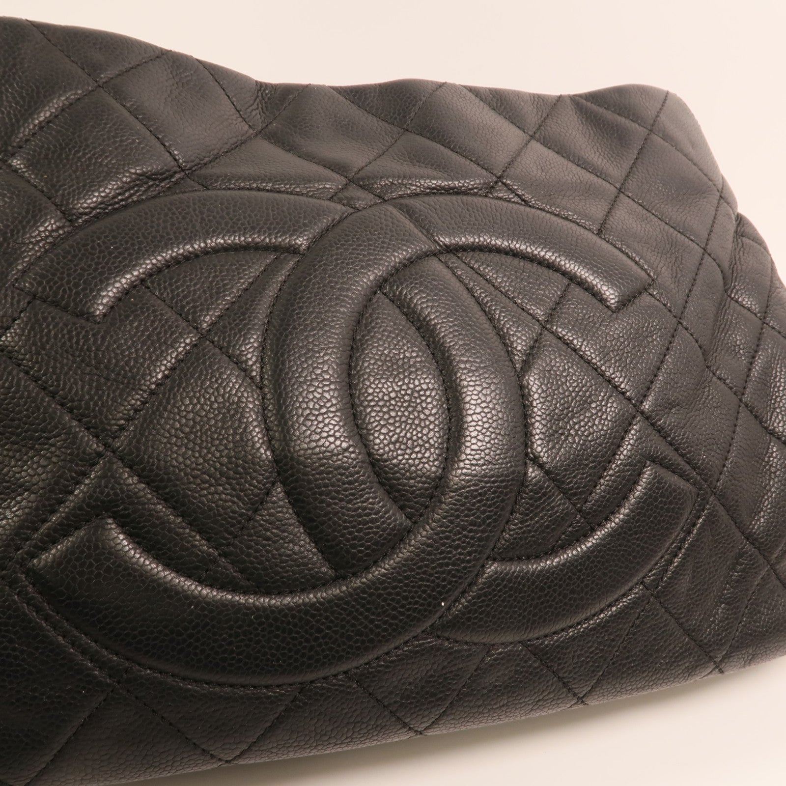CHANEL 牛皮皮革Timeless銀扣鏈帶肩背袋