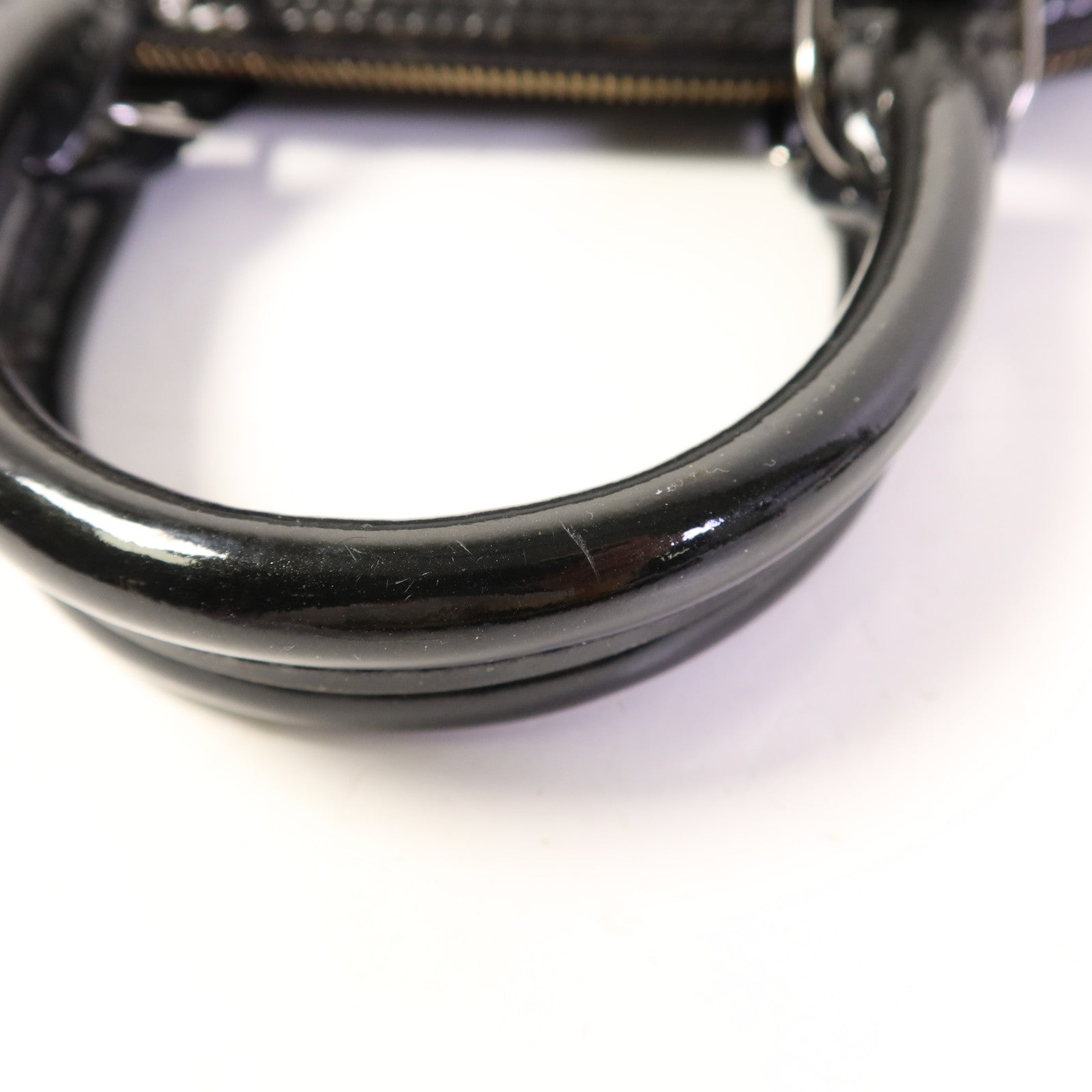 LOUIS VUITTON Vernis Alma BB銀扣手挽肩背兩用袋