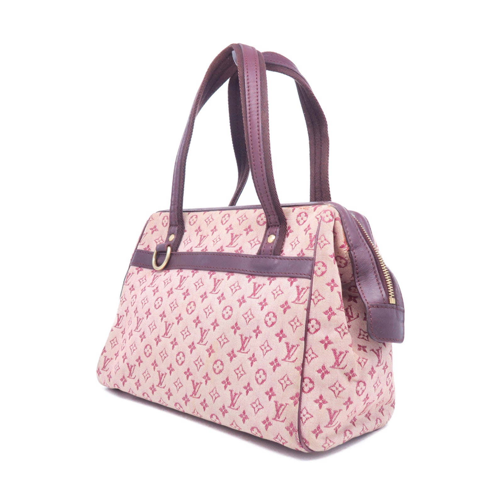 LOUIS VUITTON 【激減優惠】Monogram Mini Josephine PM金扣手挽袋紅色