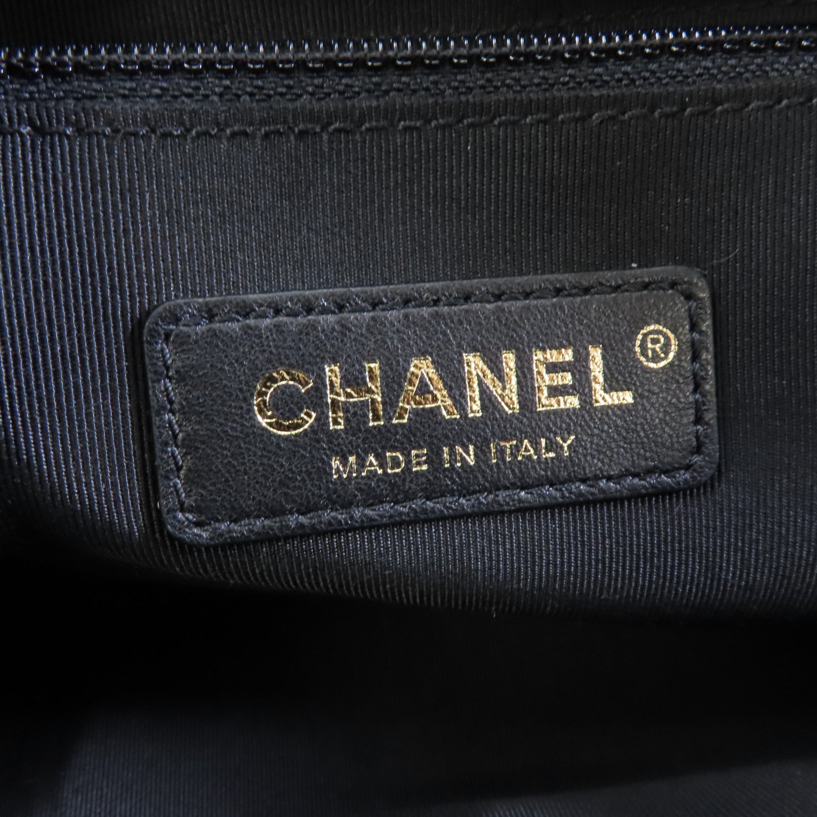 CHANEL 菱格羊皮皮革2way Shoulder Bag金扣手挽肩背兩用袋黑色