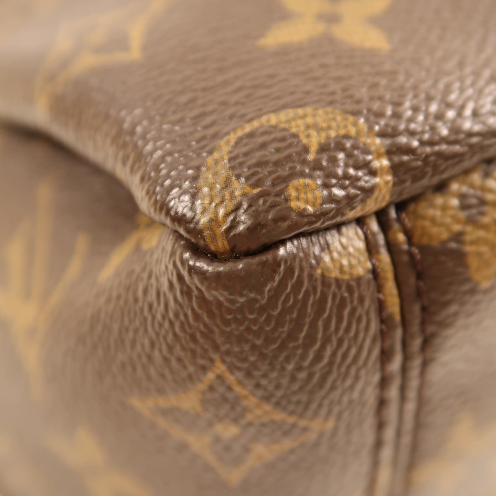 LOUIS VUITTON LV GHW Palas MM Shoulder Bag M41064 Monogram Brown