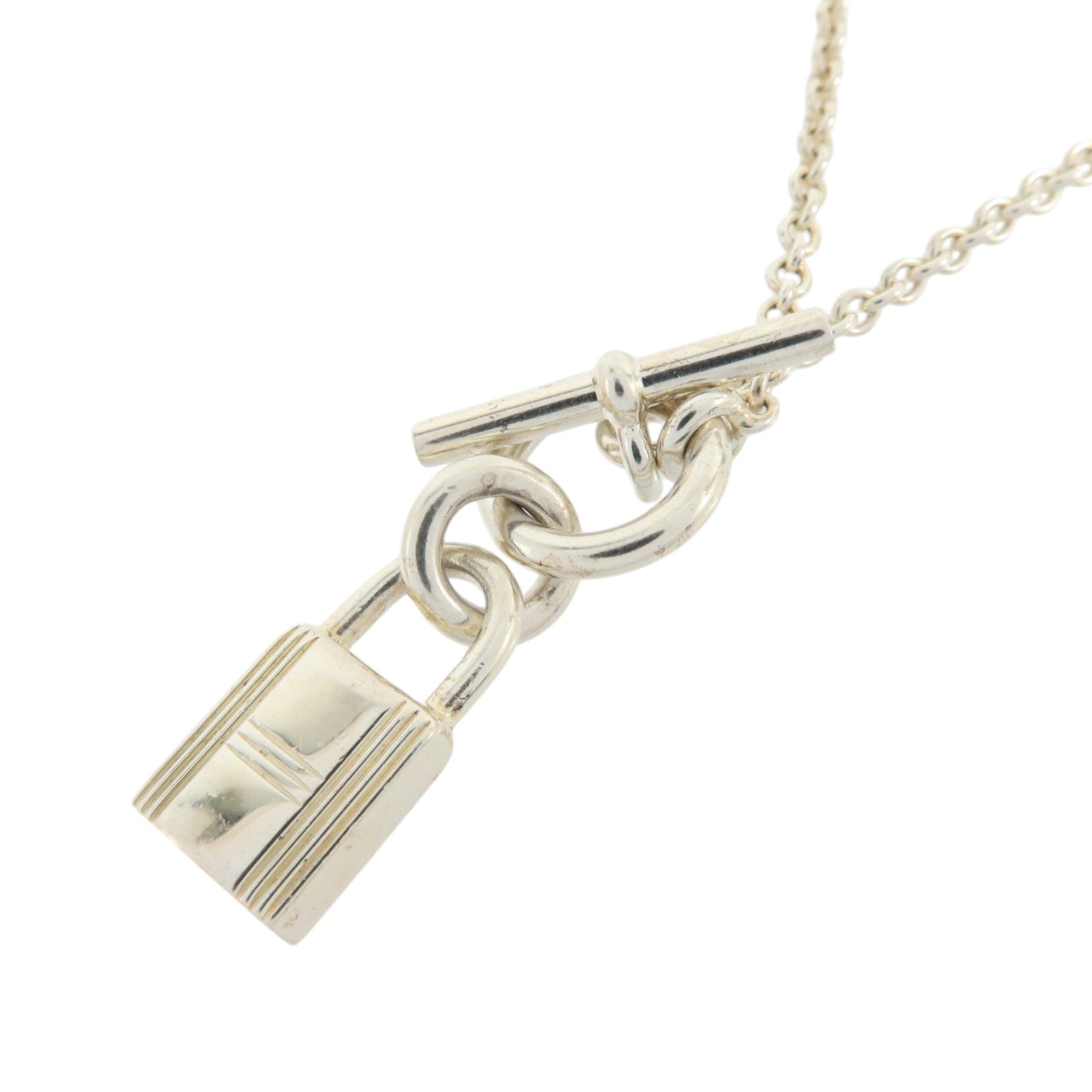 HERMES 925純銀Kelly Cadenas Pendant