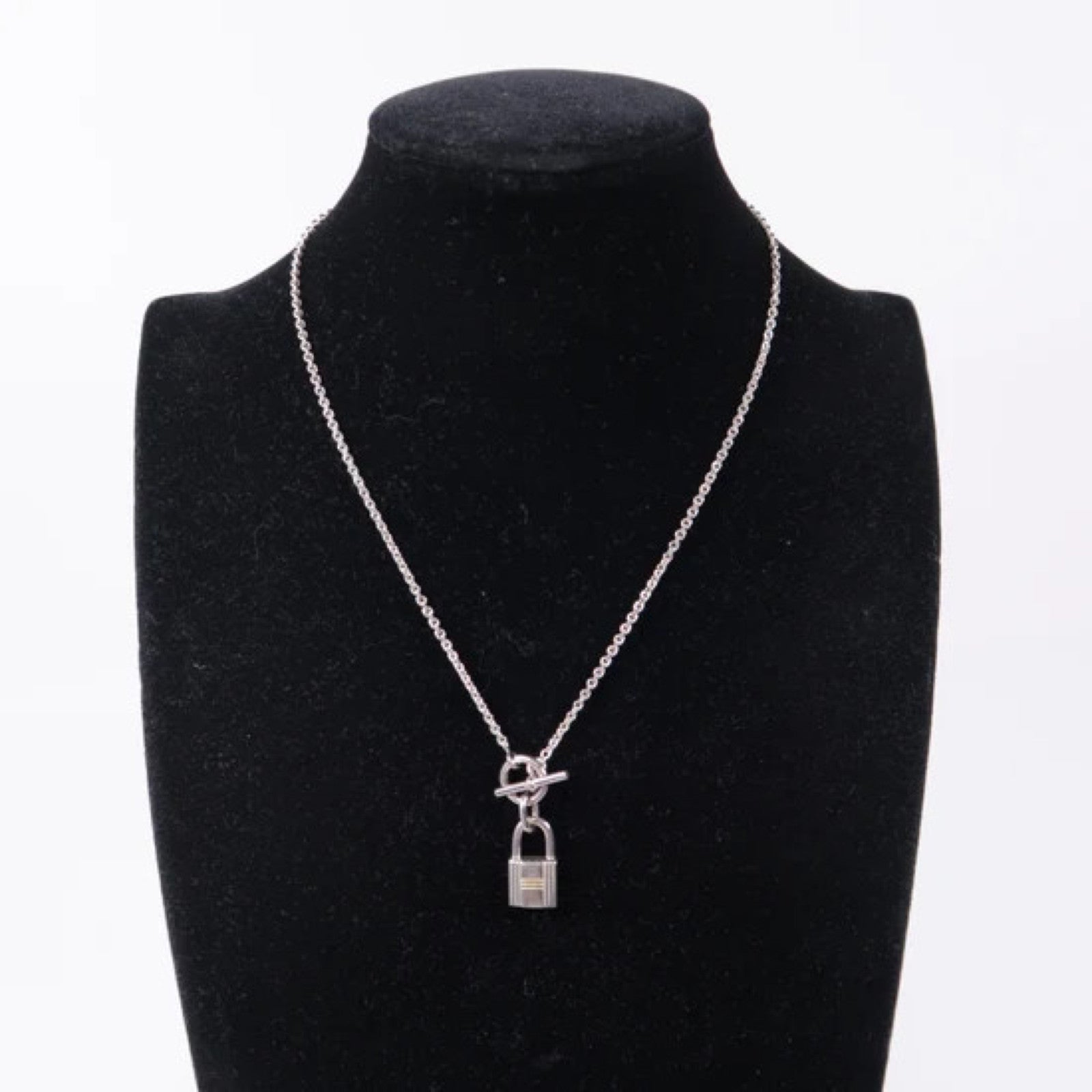 HERMES 925純銀Kelly Cadenas Pendant