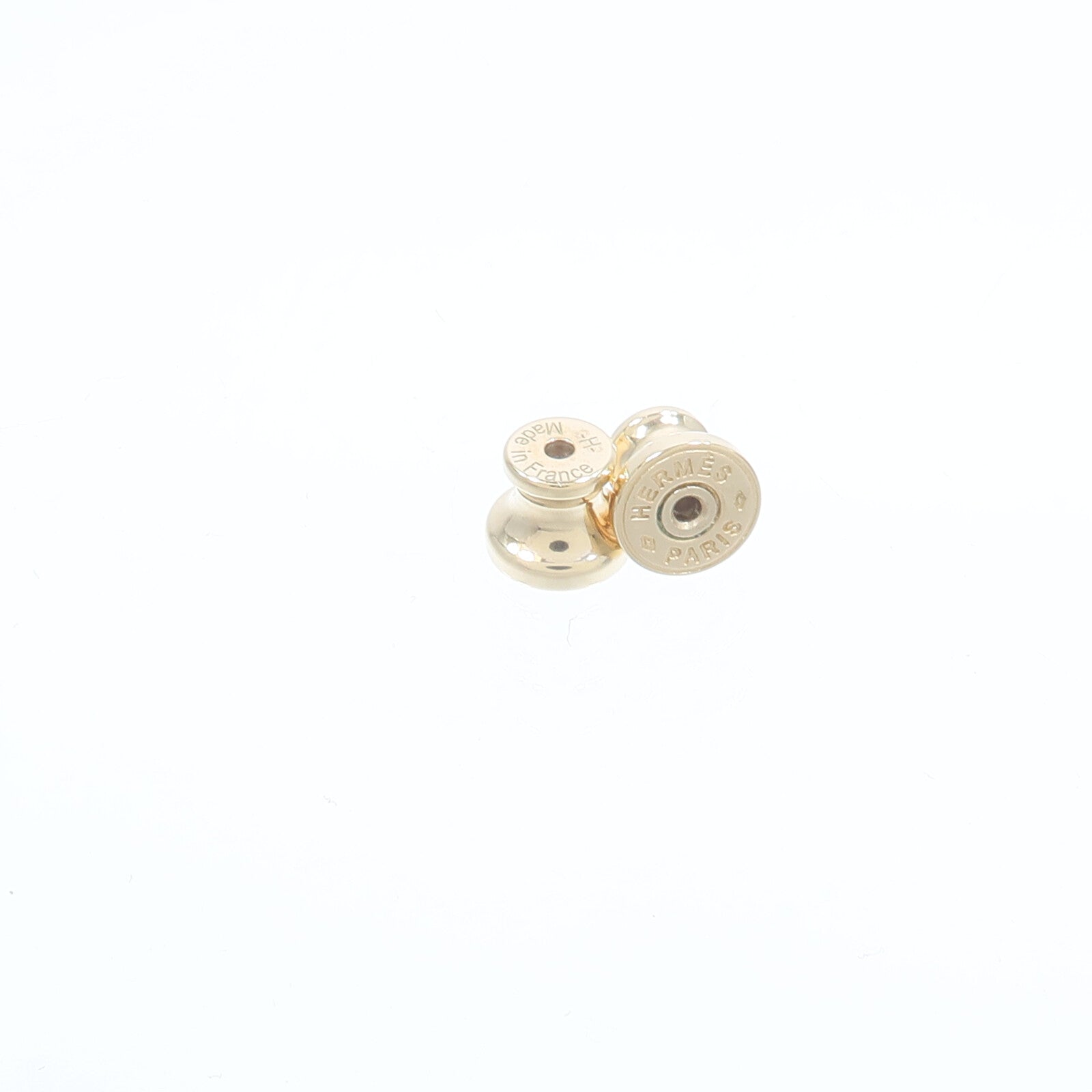 HERMES 水牛角/金屬Amulette Equestre Earrings耳環