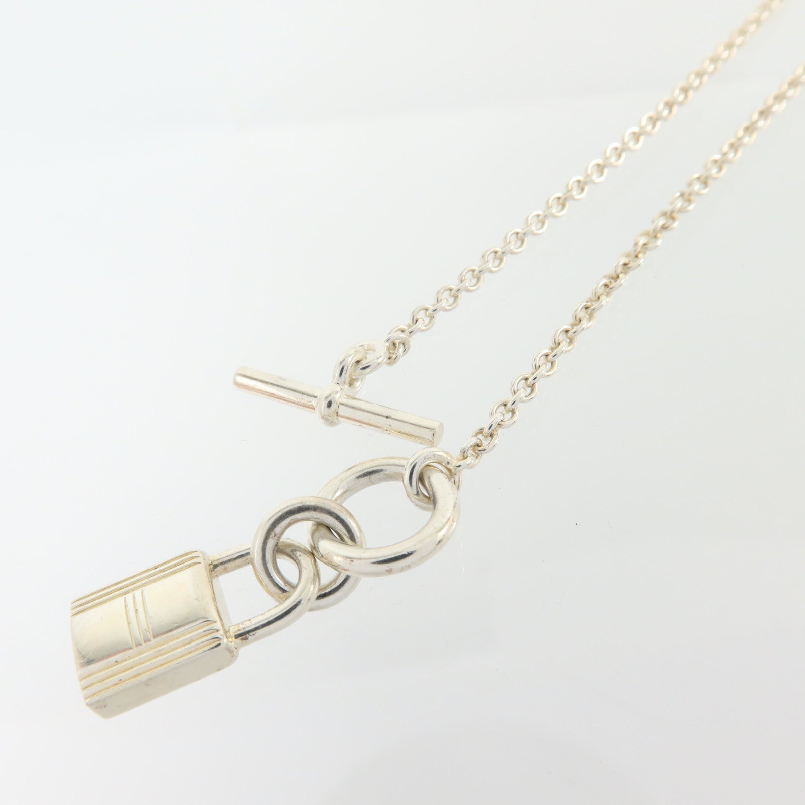 HERMES 925純銀Kelly Cadenas Pendant