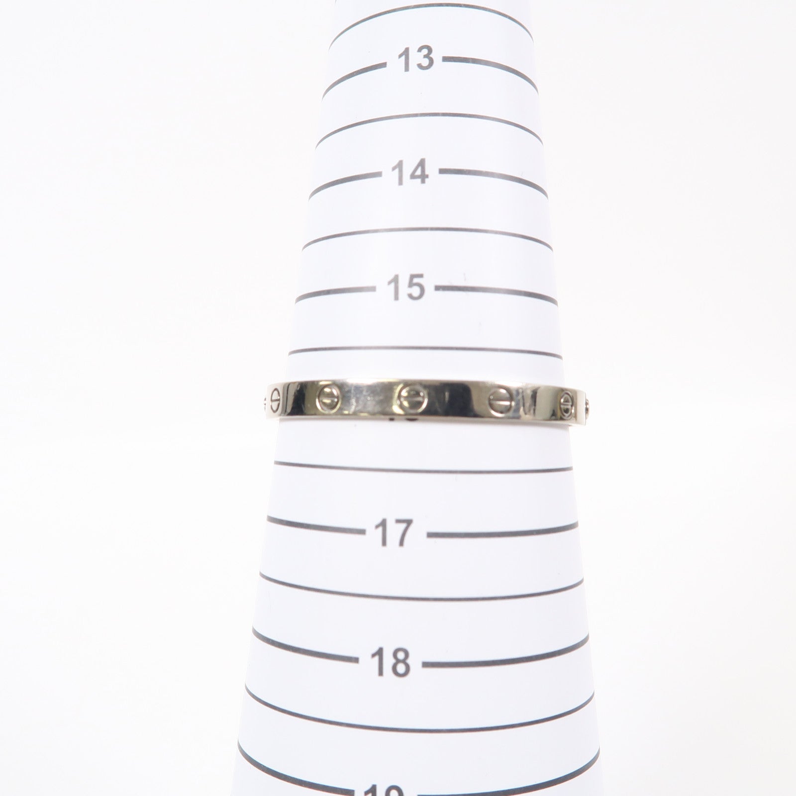 CARTIER 【激減優惠】18K白金Love Bracelet手鐲Cartier#17