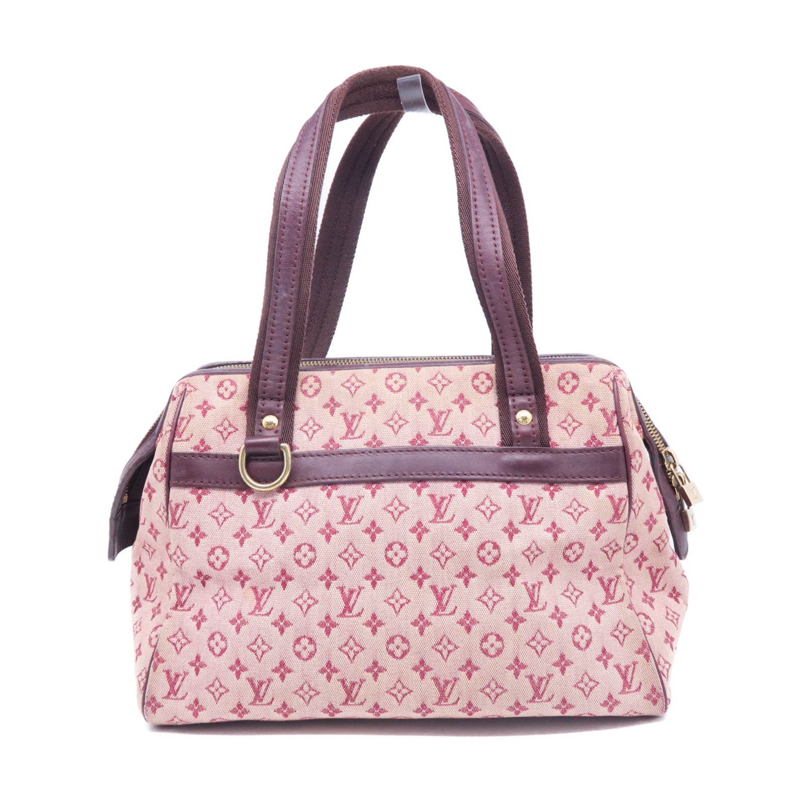 LOUIS VUITTON 【激減優惠】Monogram Mini Josephine PM金扣手挽袋紅色