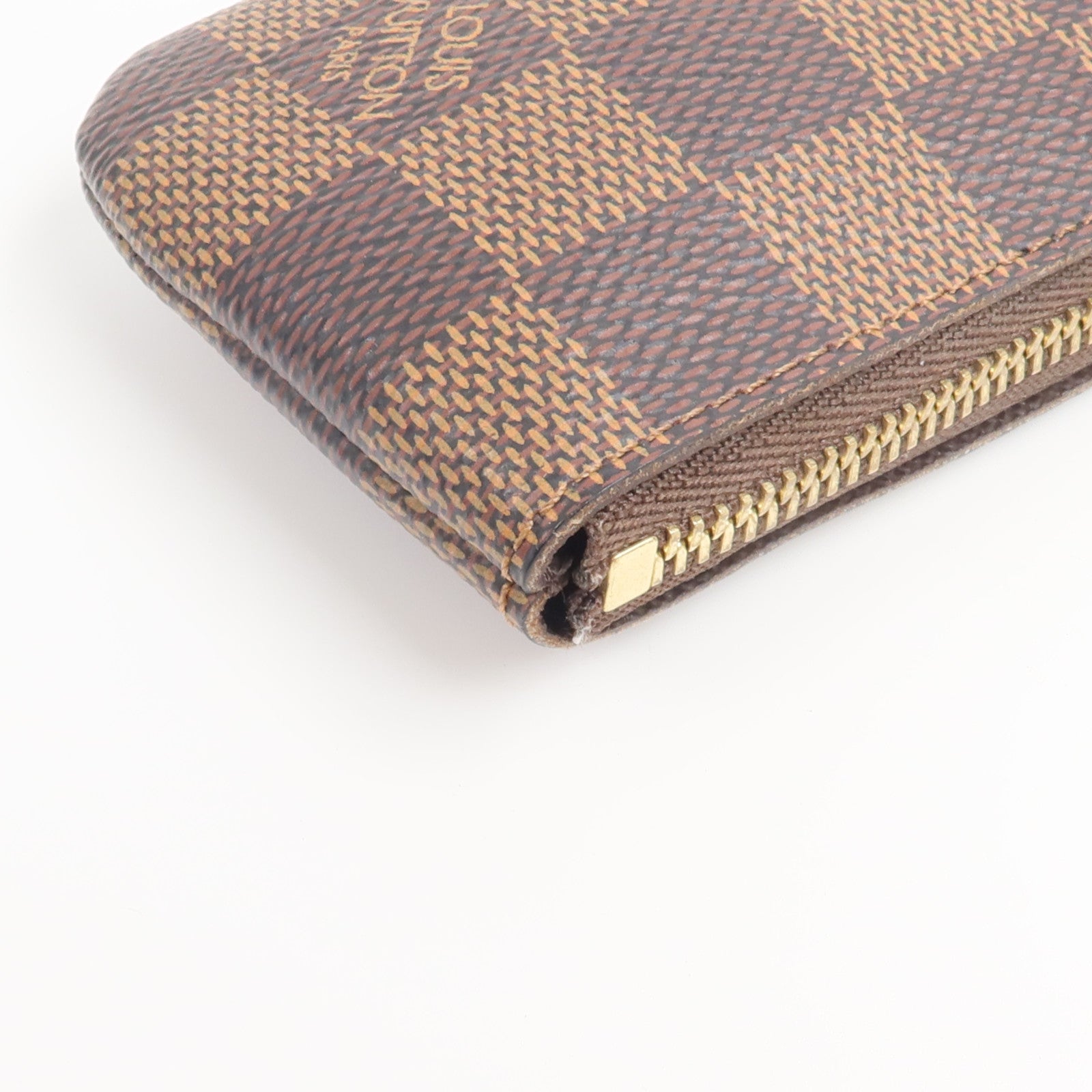LOUIS VUITTON Damier Key Pouch金扣零錢包