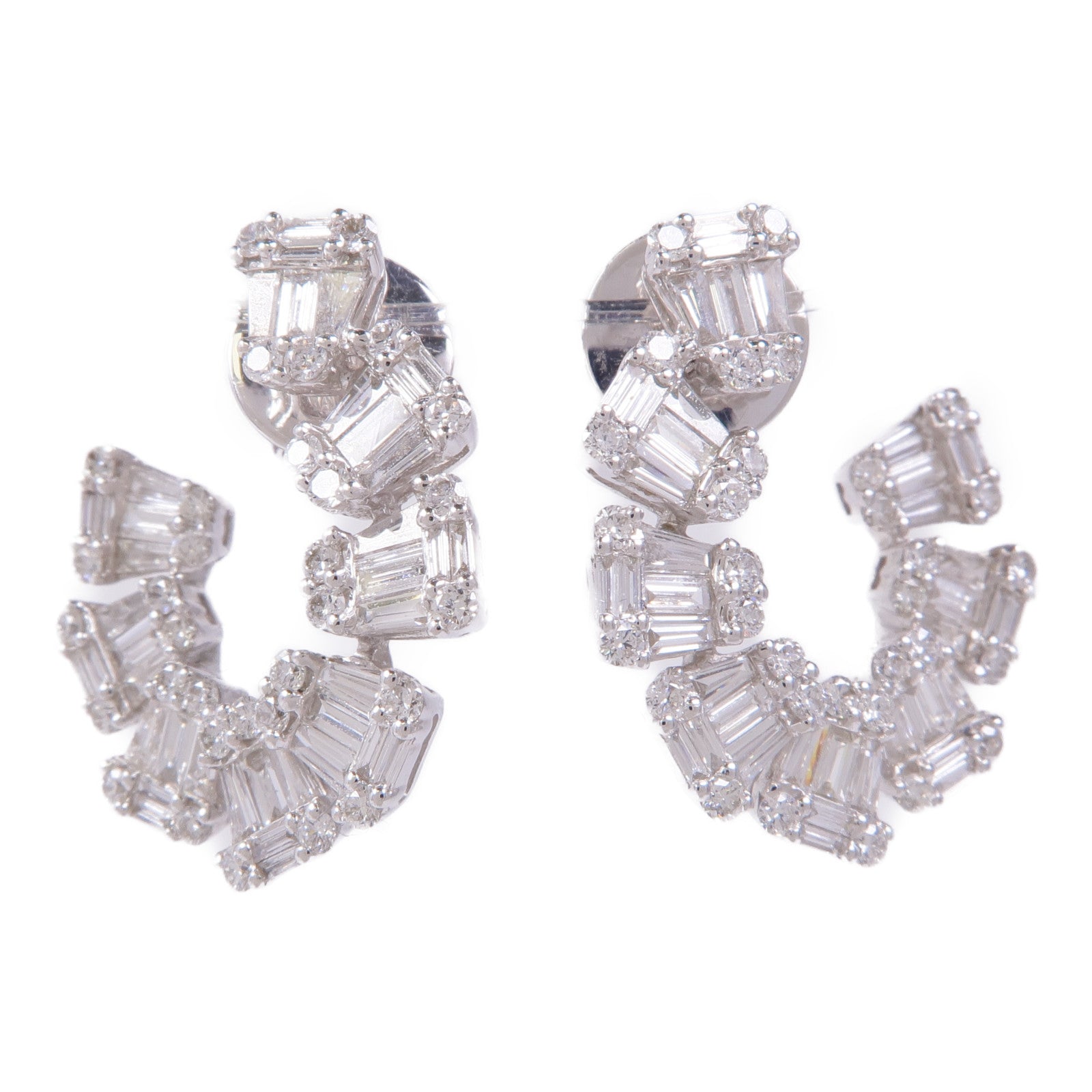 JEWELRY 18K白金Diamond Earrings鑽石耳環