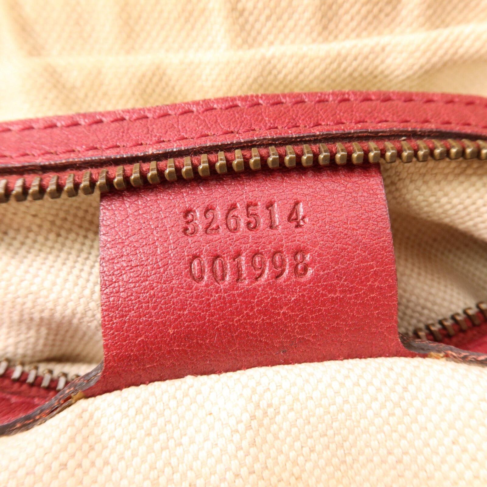 GUCCI 帆布Shoulder Bag金扣手挽肩背兩用袋