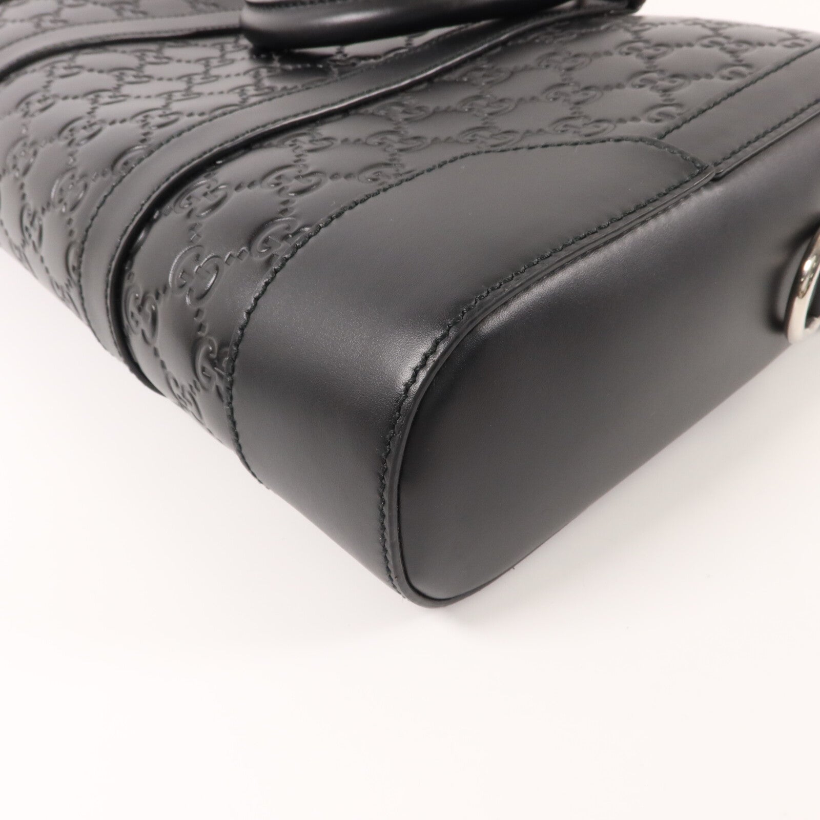 GUCCI 牛皮皮革Guccisima Business Bag手挽肩背兩用袋
