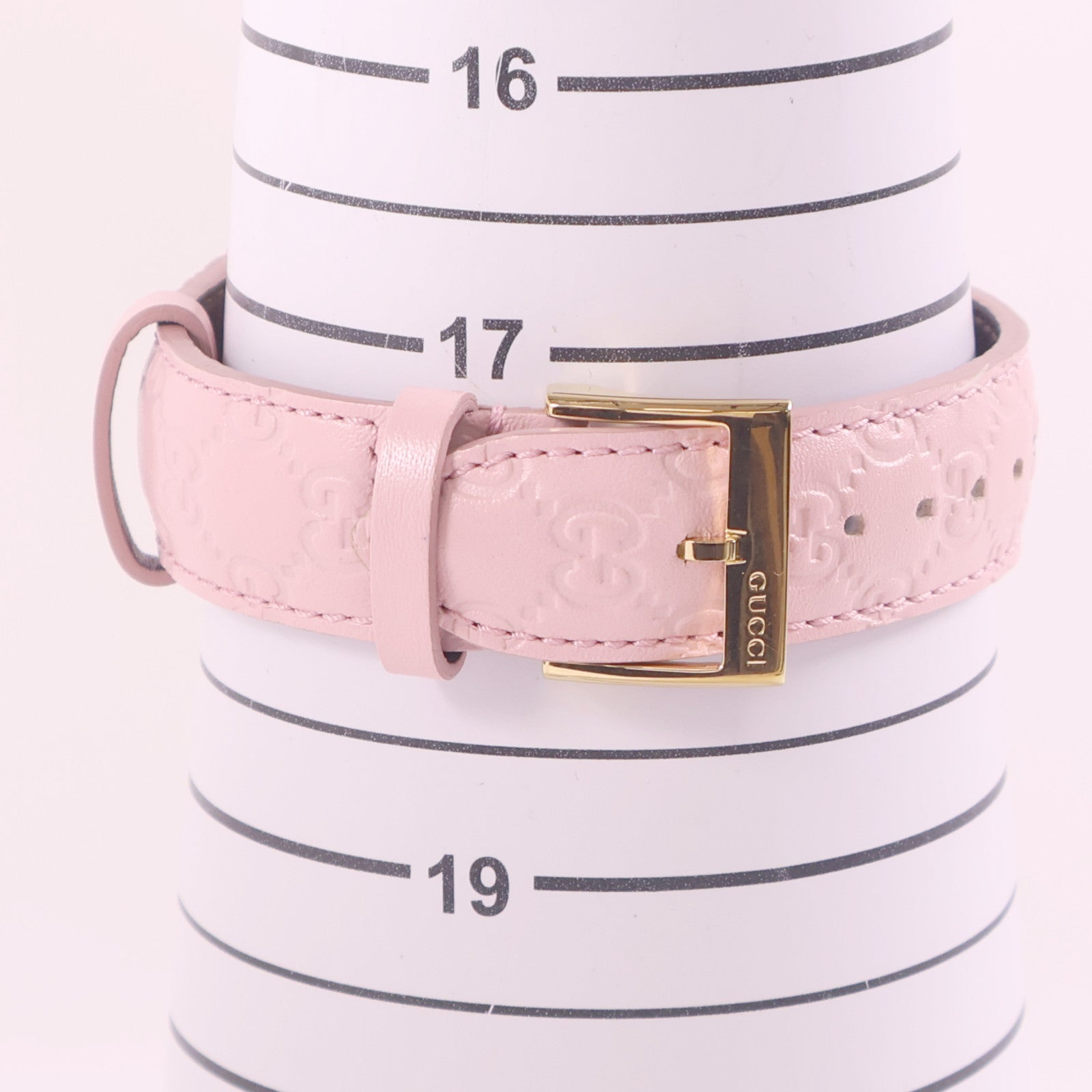 GUCCI G-Timeless不鏽鋼手錶石英機芯粉紅色