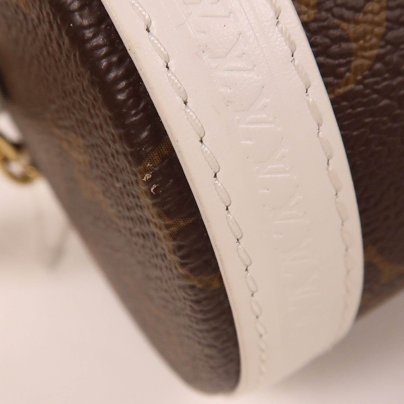LOUIS VUITTON 【激減優惠】Monogram/牛皮皮革Papillon Trunk金扣鏈帶手挽肩背兩用袋