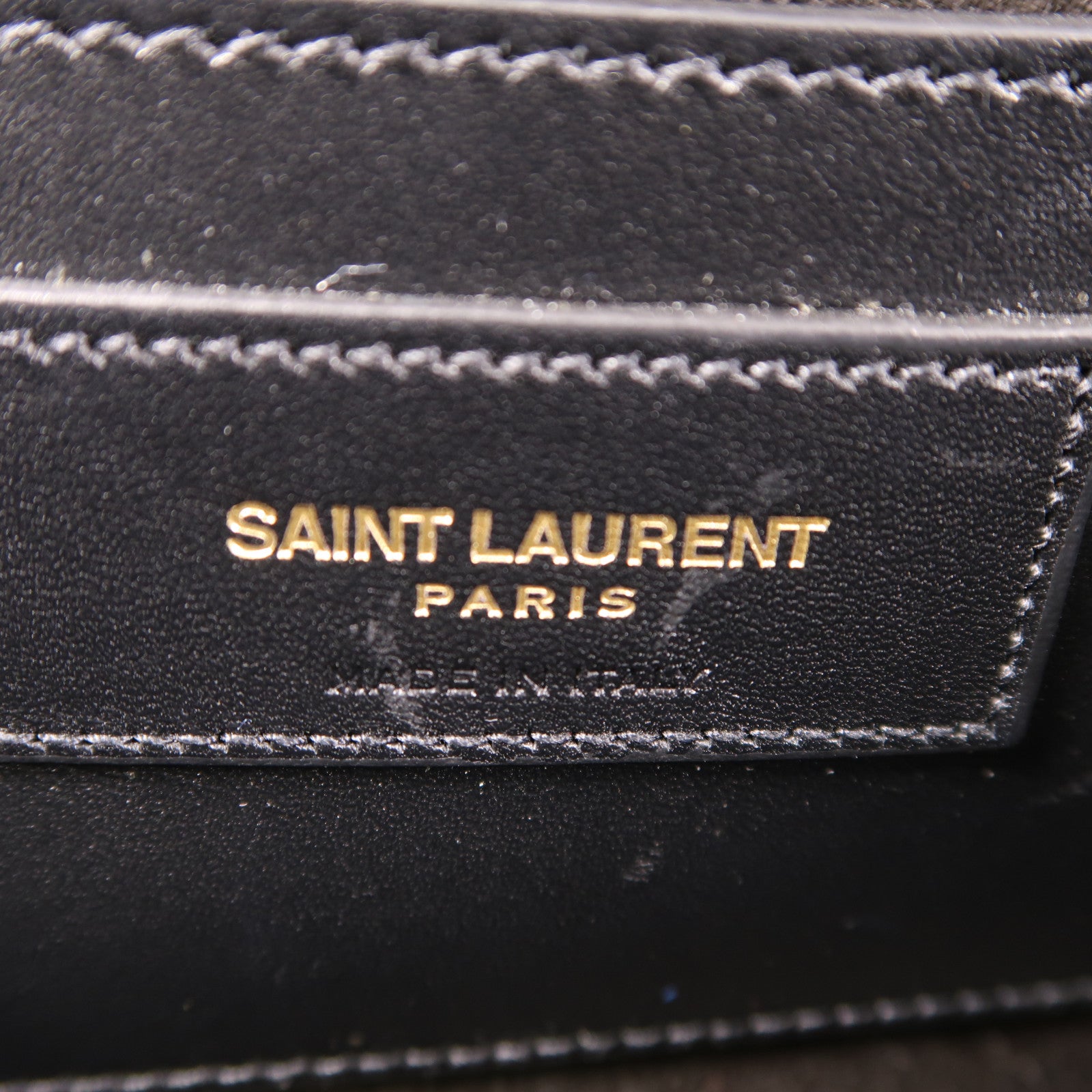 YVES SAINT LAURENT 【激減優惠】牛皮皮革Shoulder Bag金扣肩背袋
