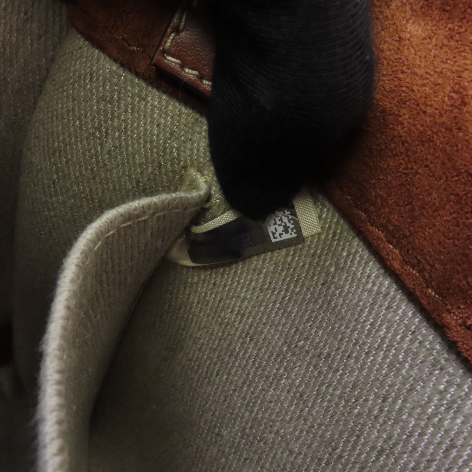 Chloe 麂皮皮革Woody Mini金扣手挽肩背兩用袋棕色