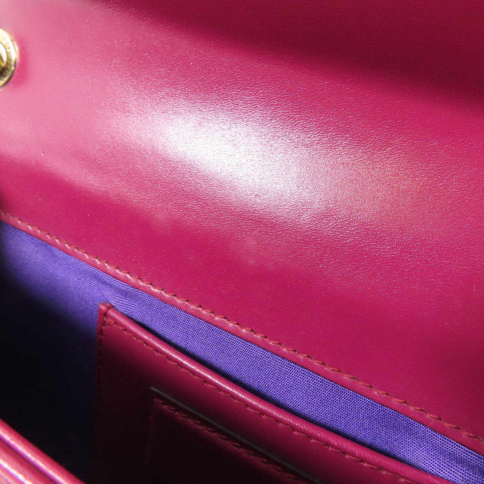 BVLGARI 【激減優惠】牛皮皮革Serpenti Forever金扣鏈帶肩背袋