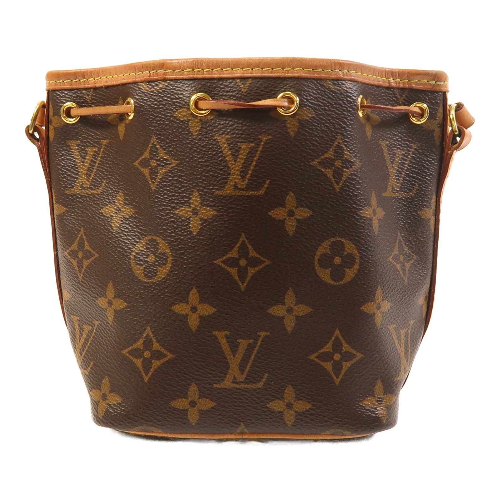 LOUIS VUITTON Monogram Nano Noe金扣肩背袋