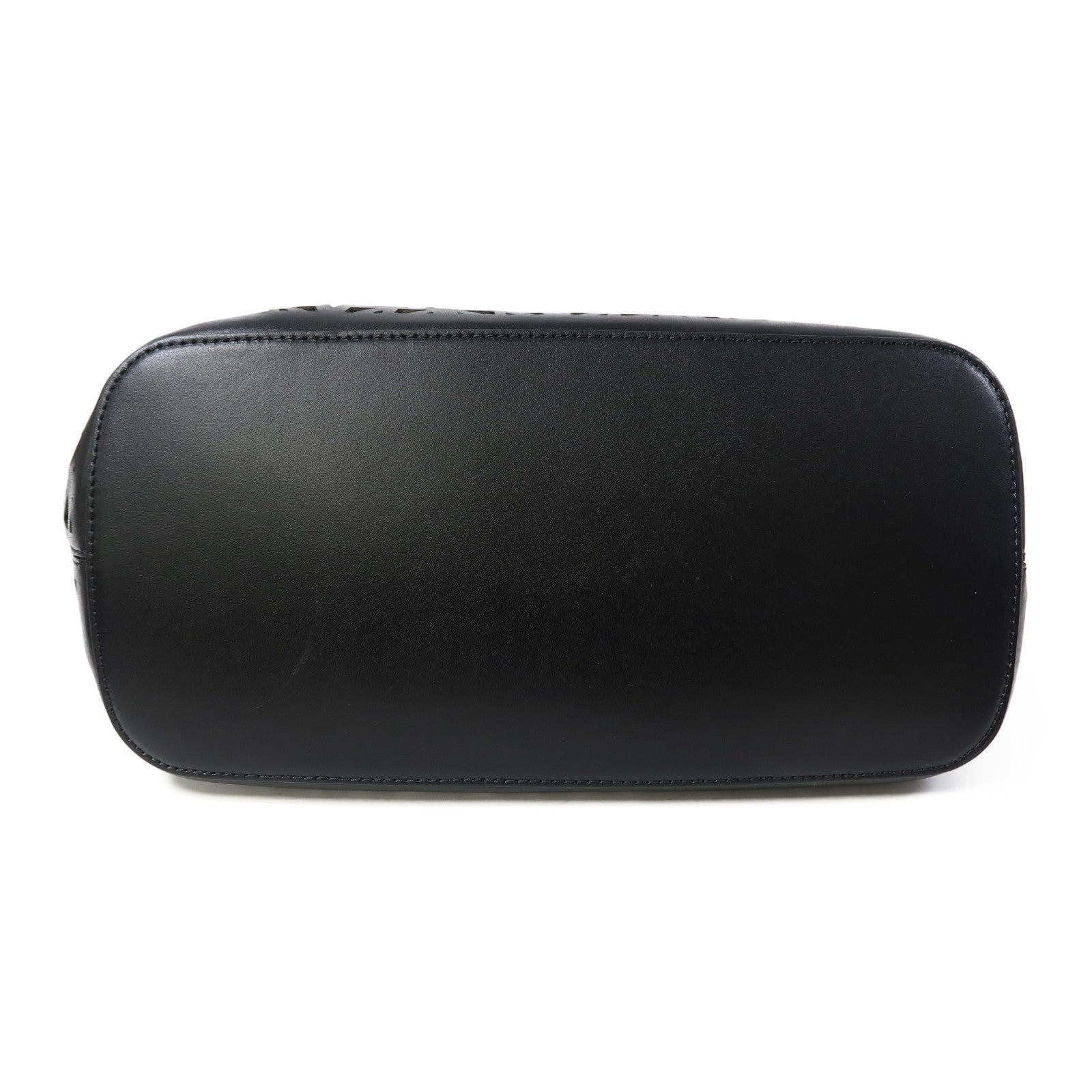 GIVENCHY 牛皮皮革Antigona Shopper銀扣手挽袋黑色