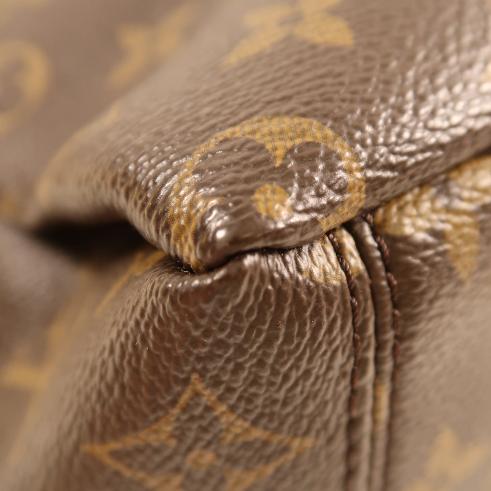 LOUIS VUITTON LV GHW Palas MM Shoulder Bag M41064 Monogram Brown