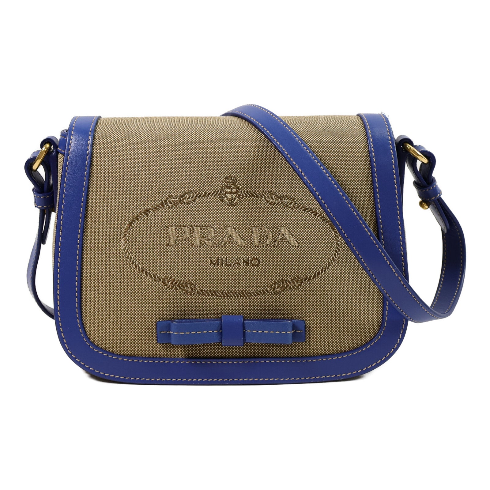 PRADA 帆布Shoulder Bag肩背袋