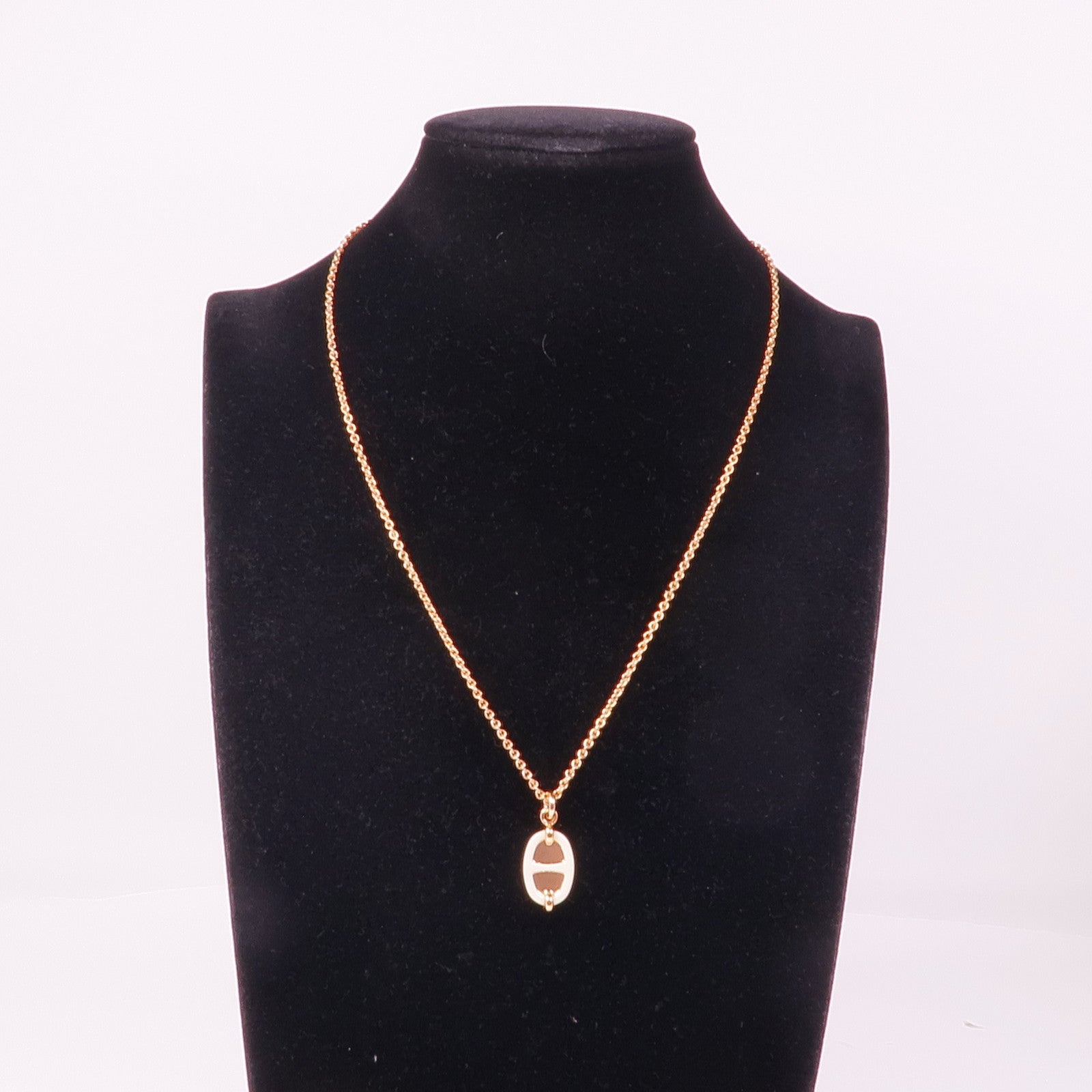 HERMES 金屬Mini Maillon項鍊