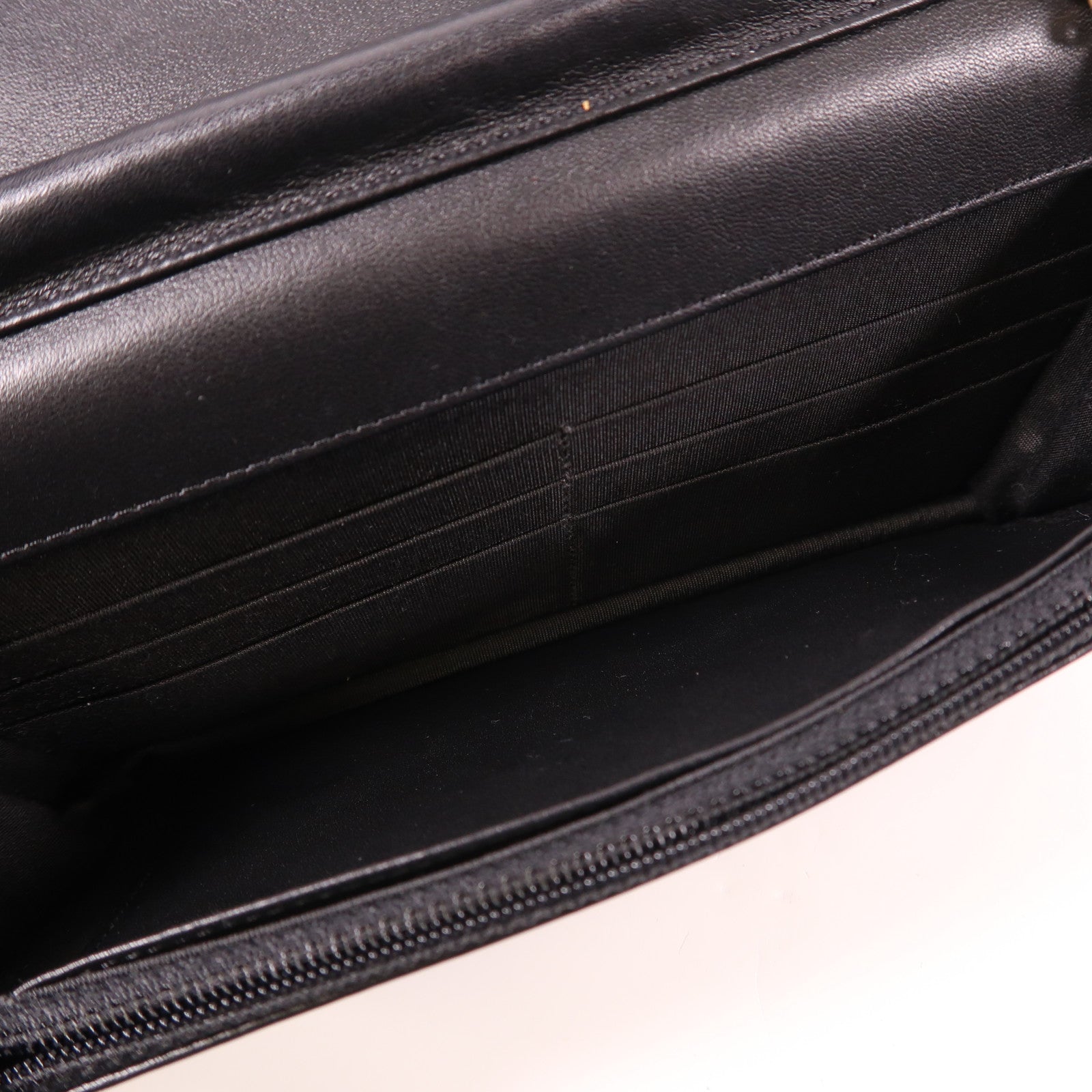 CHANEL 牛皮皮革Boy WOC Wallet On Chain金扣鏈帶肩背袋