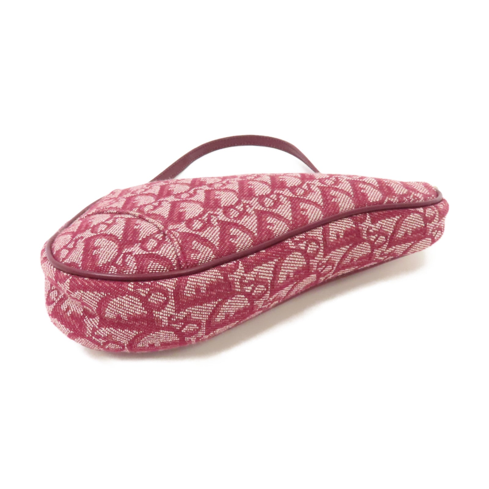 Dior 帆布Shoulder Bag金扣肩背袋紅色